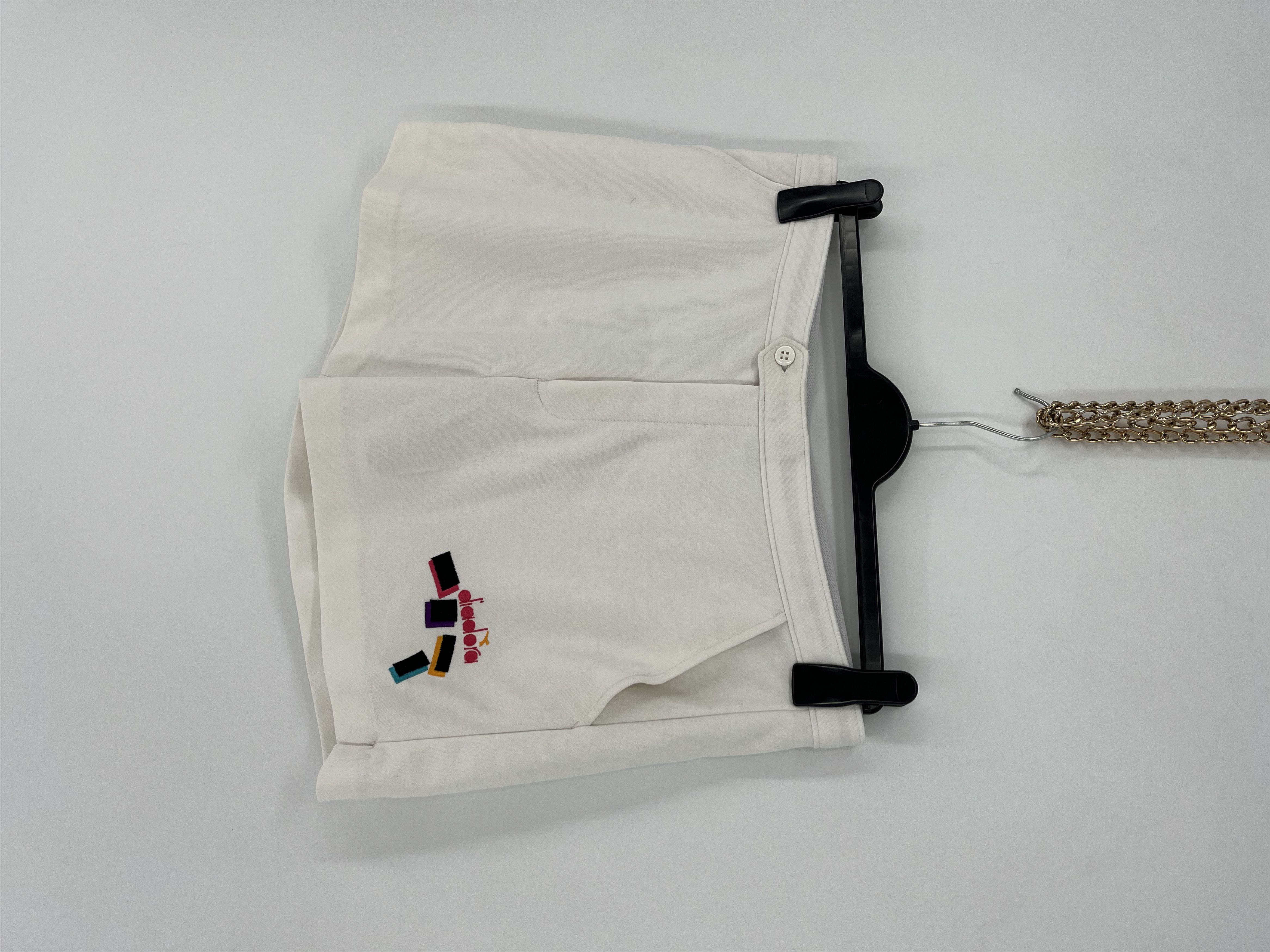 Diadora × Vintage Vintage 80s Diadora White Vintage Tennis Shorts RARE Luxury Size US 36 / EU 52 - 1 Thumbnail