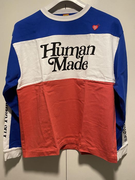 Human Made Human Made × Girls Dont Cry BMX SHIRT GDC blue jersey