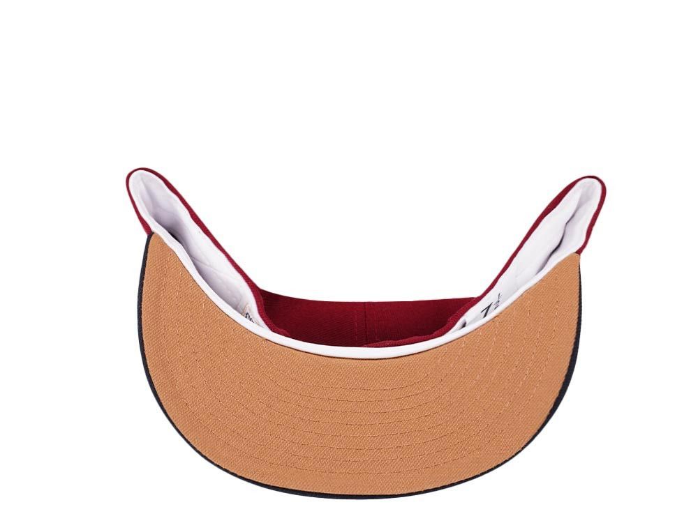 MLB × New Era 7 1/8 Red Two 2 Tone Milwaukee Brewers 40th Anniversary Size ONE SIZE - 11 Thumbnail