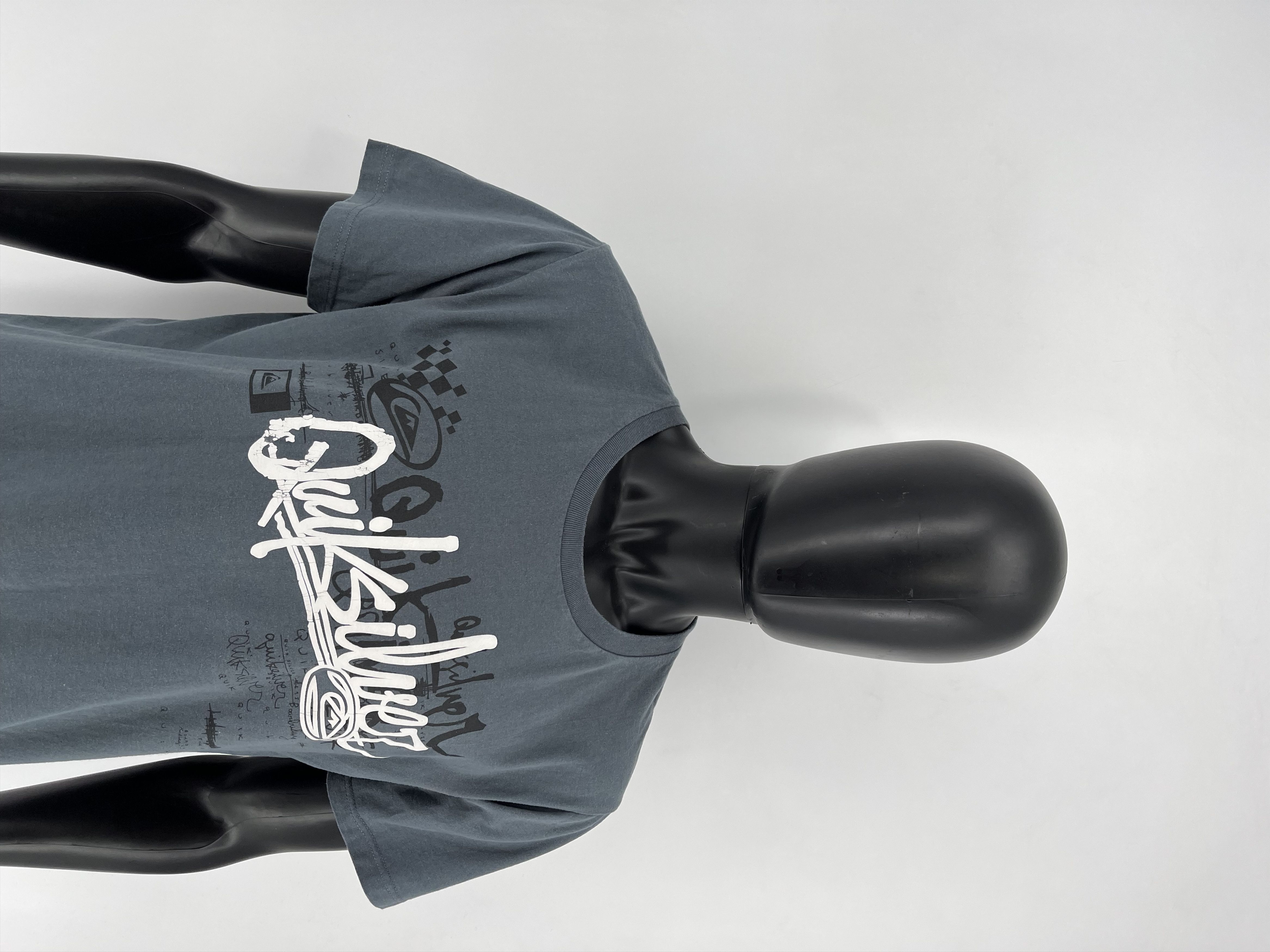 Quiksilver Vintage Quiksilver T-Shirt Medium Gray Surf Skateboard y2k Size US L / EU 52-54 / 3 - 3 Thumbnail
