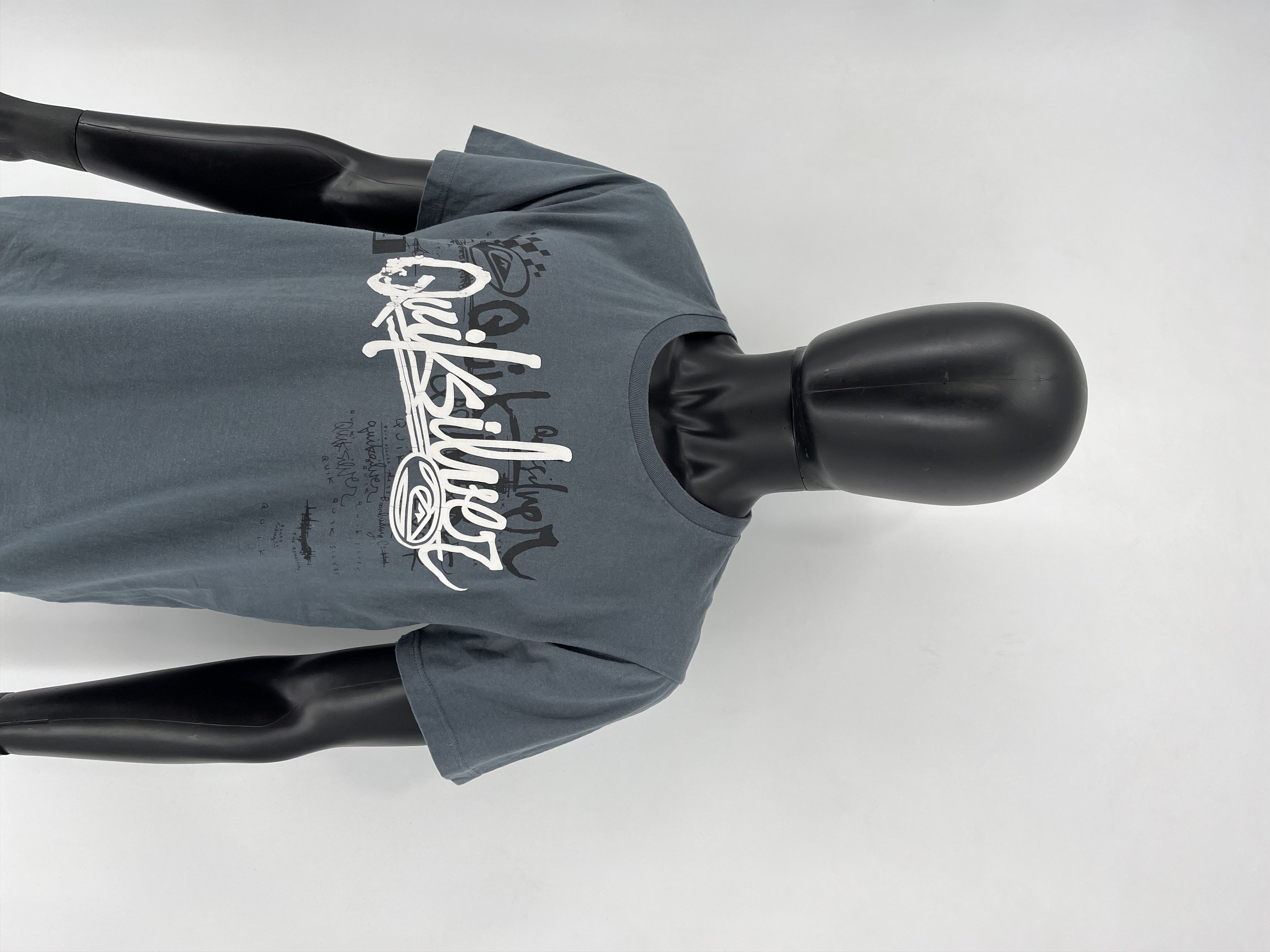 Quiksilver Vintage Quiksilver T-Shirt Medium Gray Surf Skateboard y2k Size US L / EU 52-54 / 3 - 7 Thumbnail