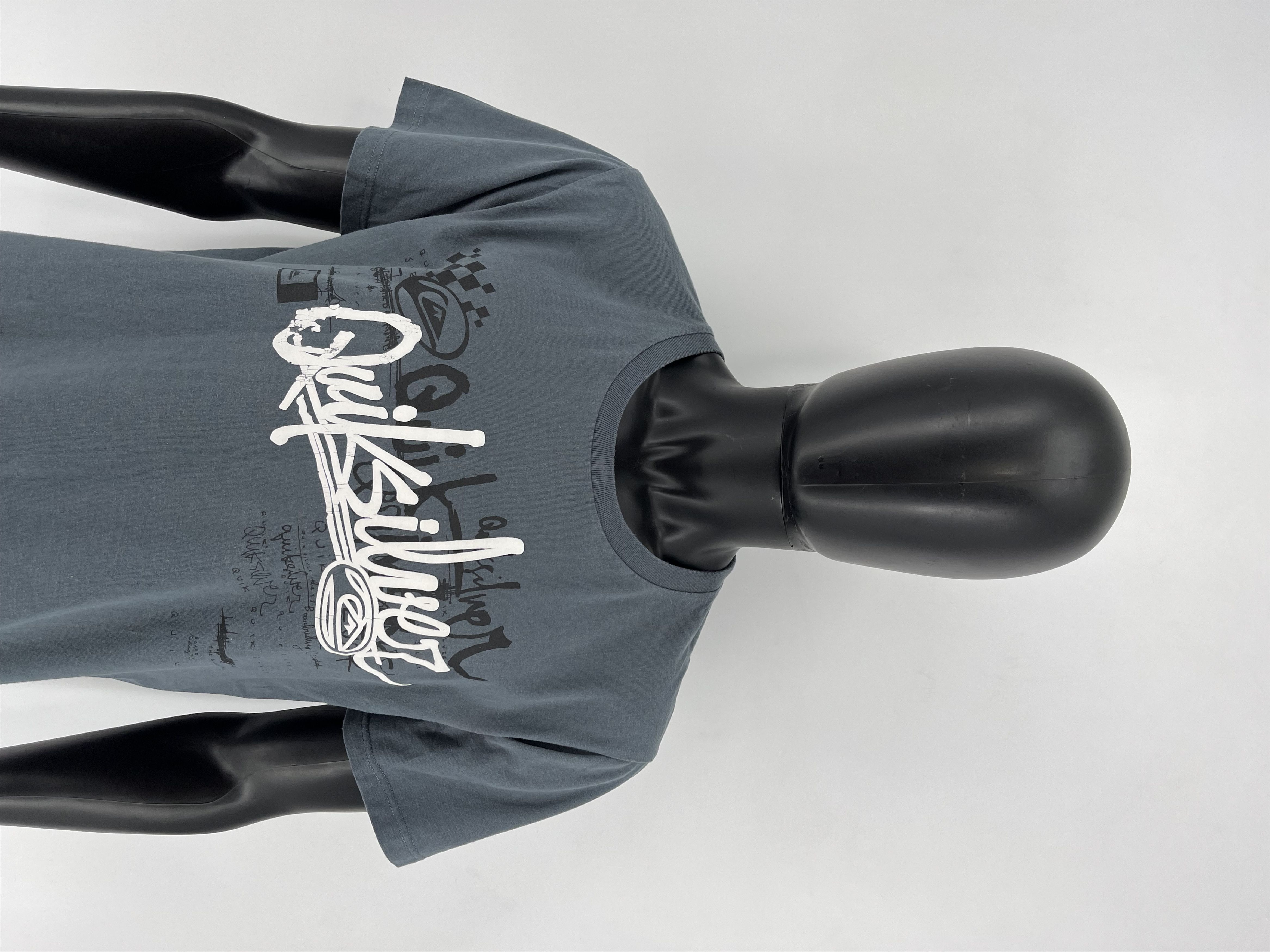 Quiksilver Vintage Quiksilver T-Shirt Medium Gray Surf Skateboard y2k Size US L / EU 52-54 / 3 - 1 Thumbnail