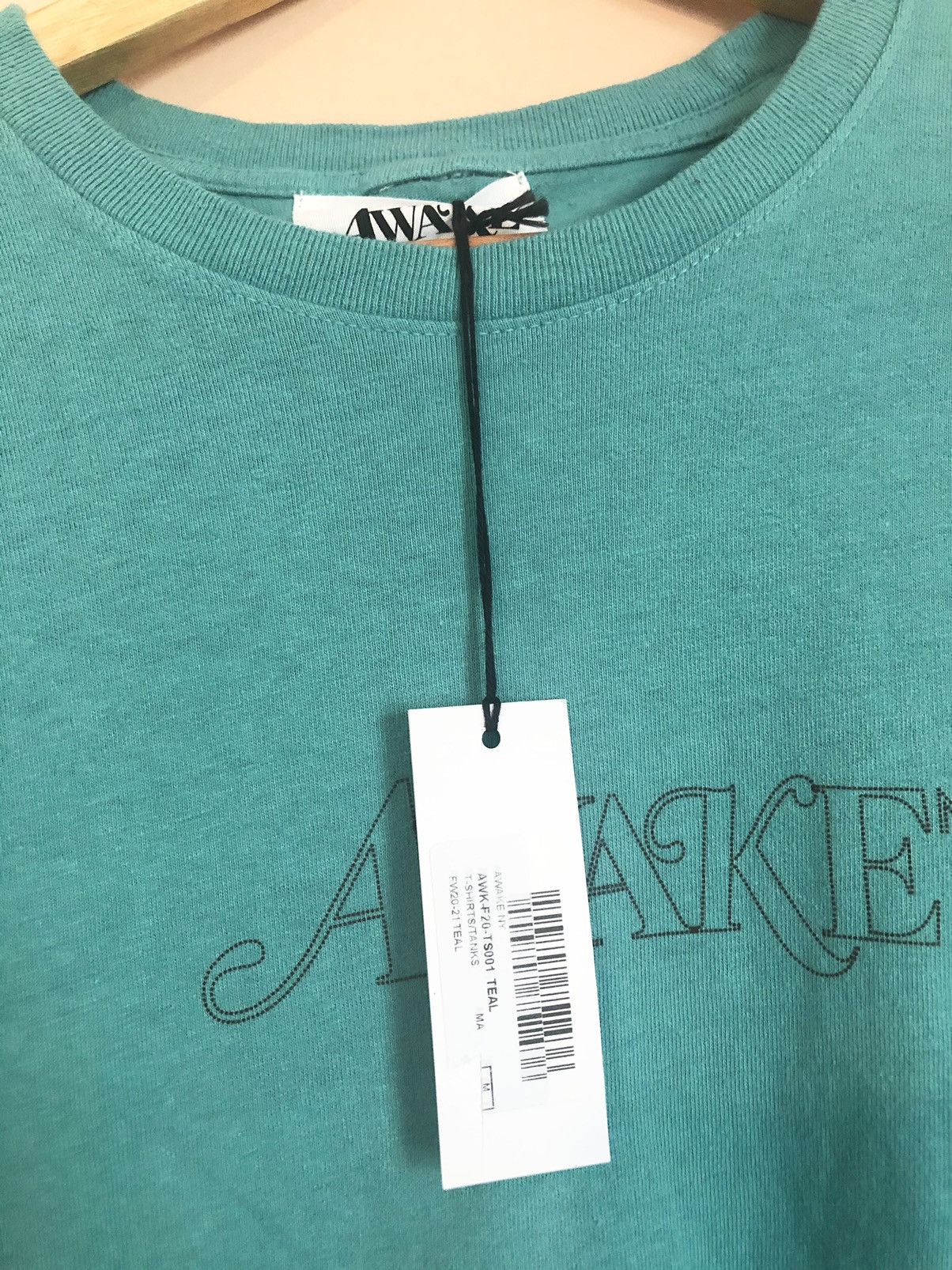 Awake NY Awake Ny FW20 New York logo T-shirt Teal Size US M / EU 48-50 / 2 - 5 Thumbnail