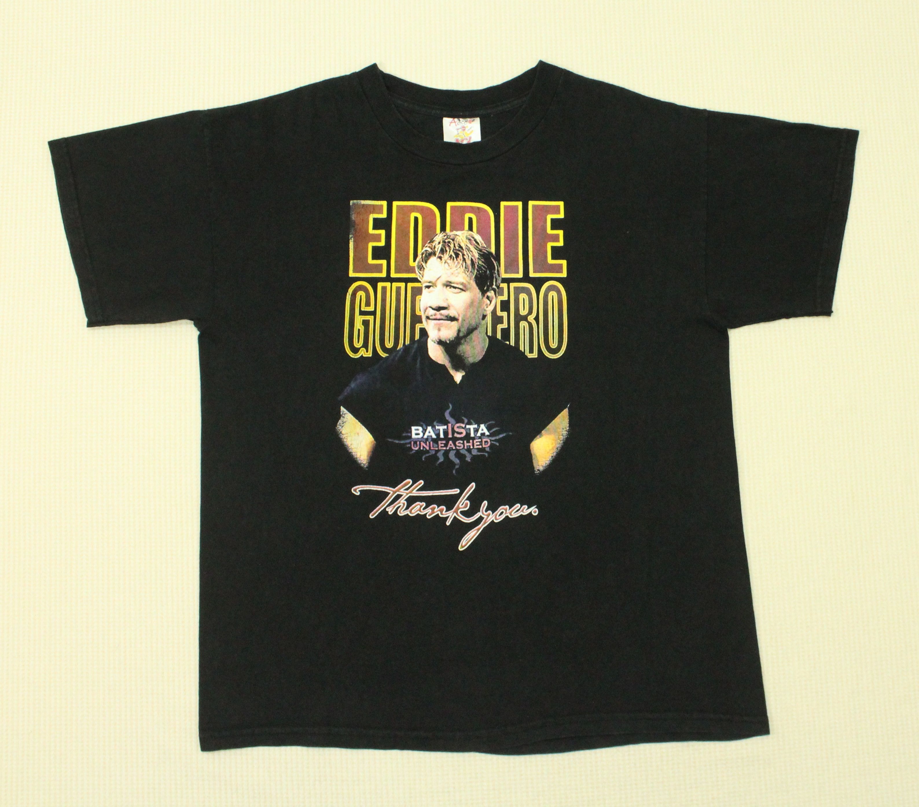 Vintage Vintage EDDIE GUERRERO T Shirt Batista Unleashed Size US M / EU 48-50 / 2 - 5 Thumbnail