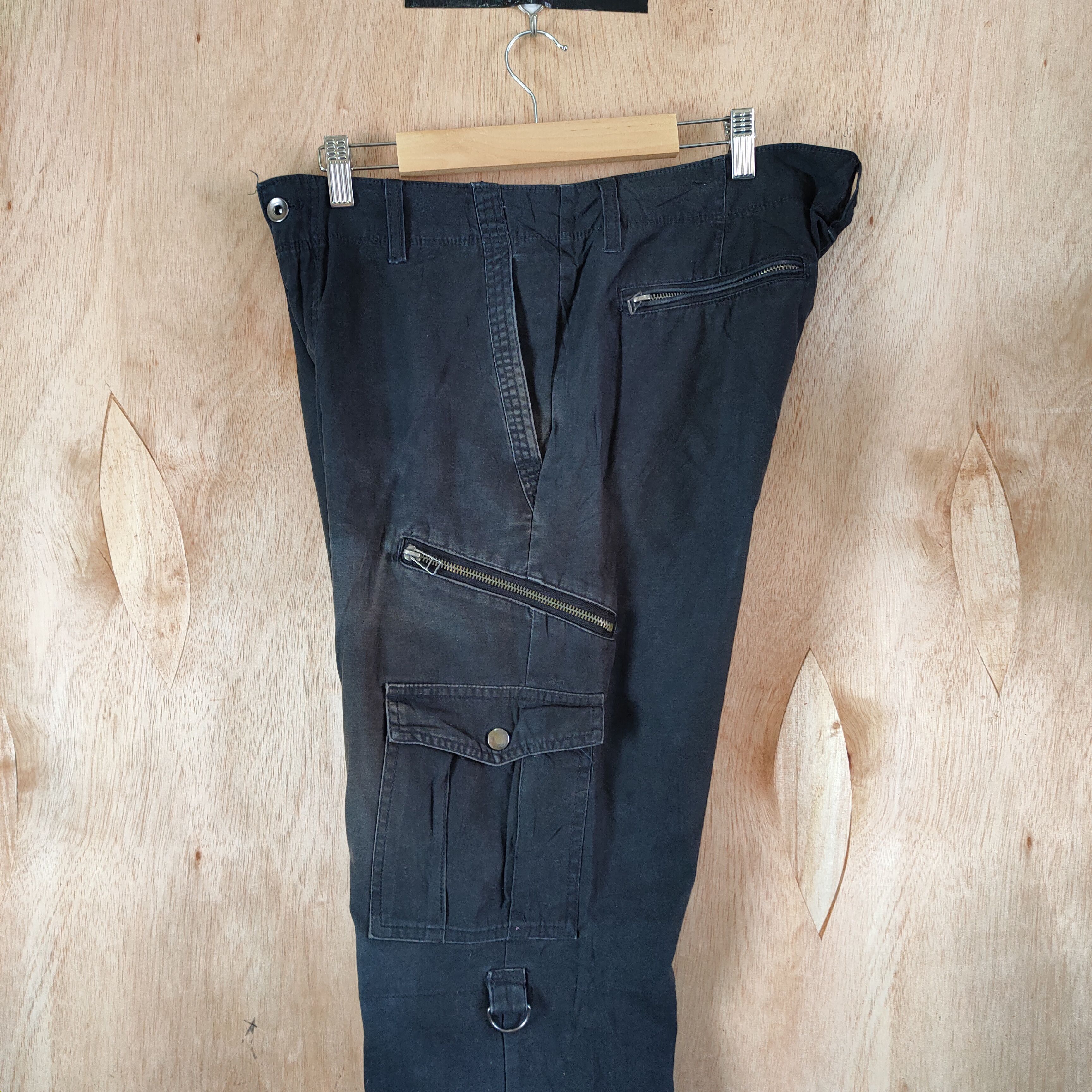 Japanese Brand JAPANESE BRAND FADED CARGO PANTS MULTIPOCKET TACTICAL Size US 34 / EU 50 - 9 Thumbnail