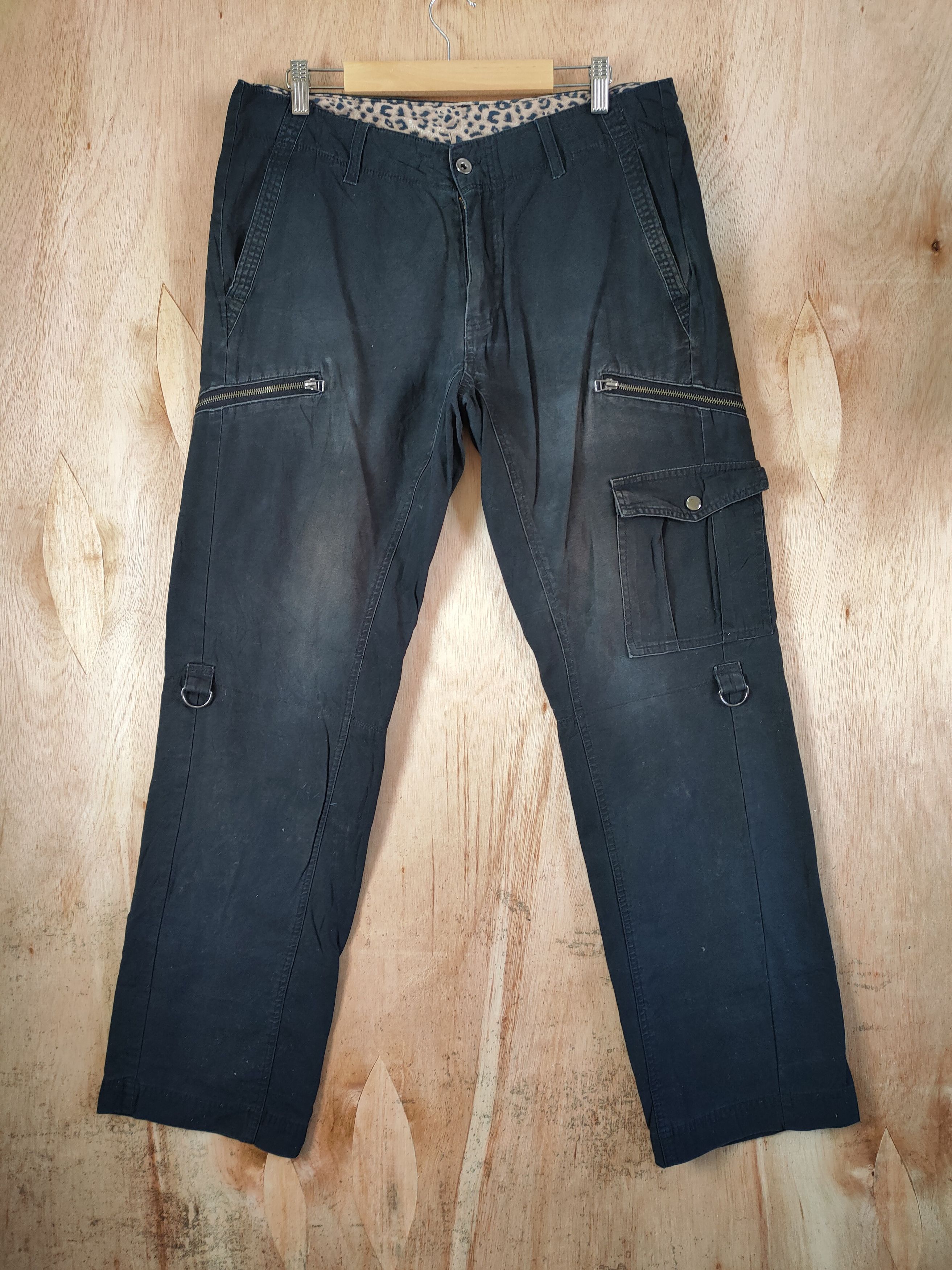 Japanese Brand JAPANESE BRAND FADED CARGO PANTS MULTIPOCKET TACTICAL Size US 34 / EU 50 - 1 Thumbnail