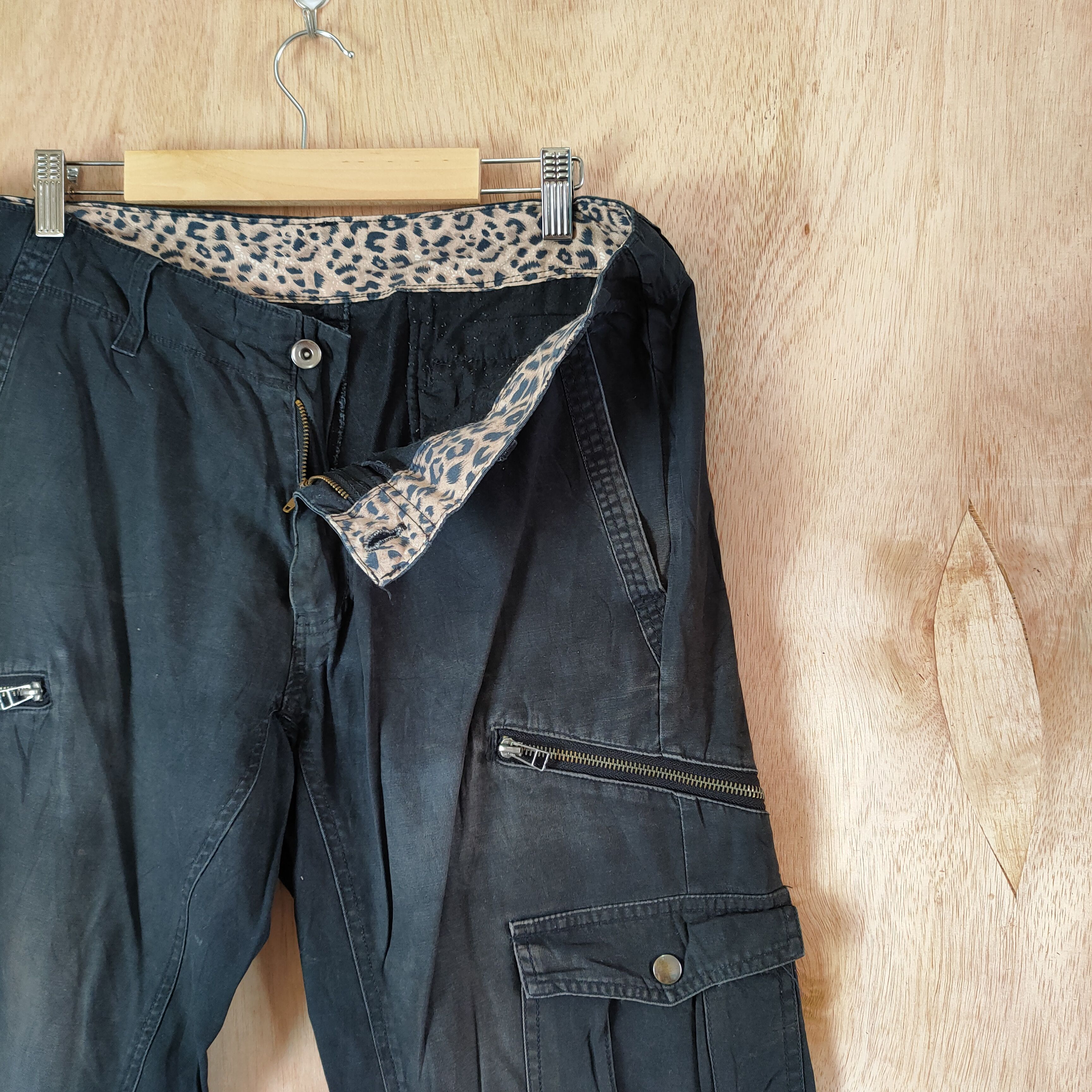 Japanese Brand JAPANESE BRAND FADED CARGO PANTS MULTIPOCKET TACTICAL Size US 34 / EU 50 - 6 Thumbnail