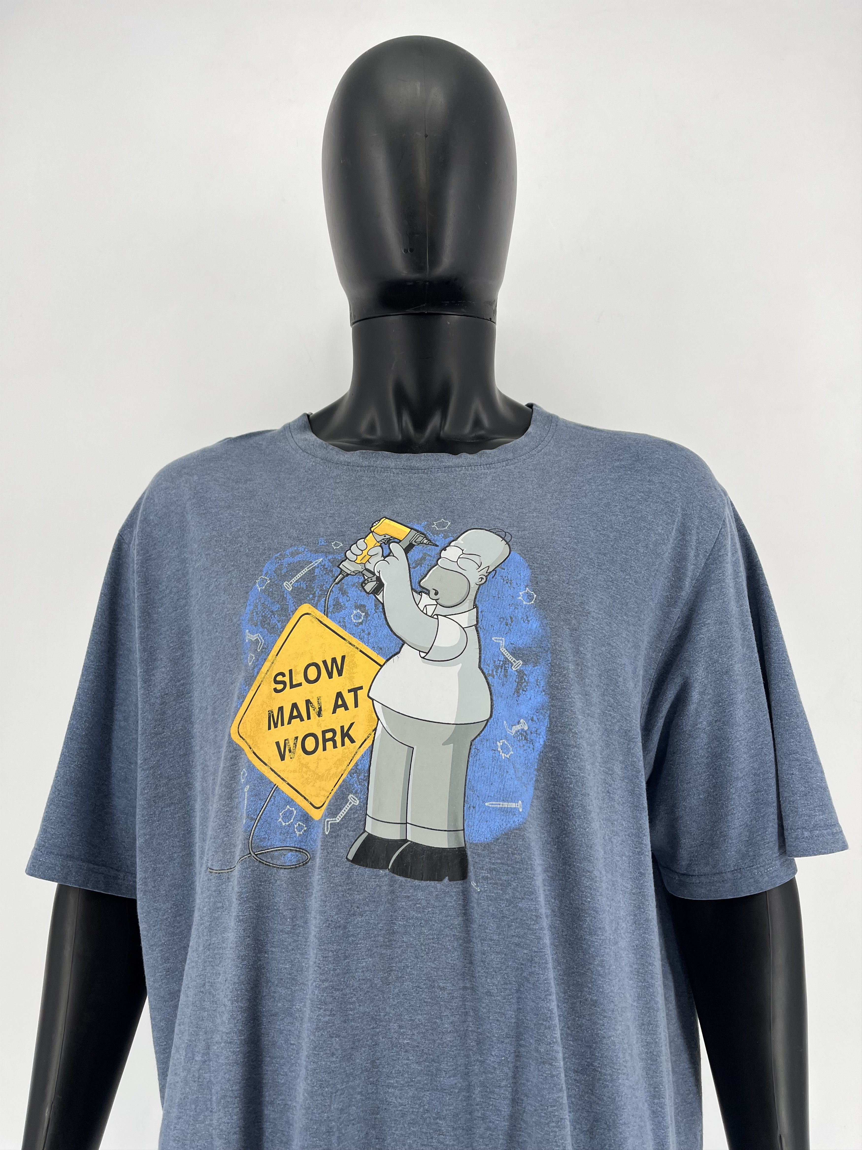 The Simpsons × Vintage Vintage The Simpsons “Slow man at work” T-shirt size:XXXL Size US XXL / EU 58 / 5 - 6 Thumbnail