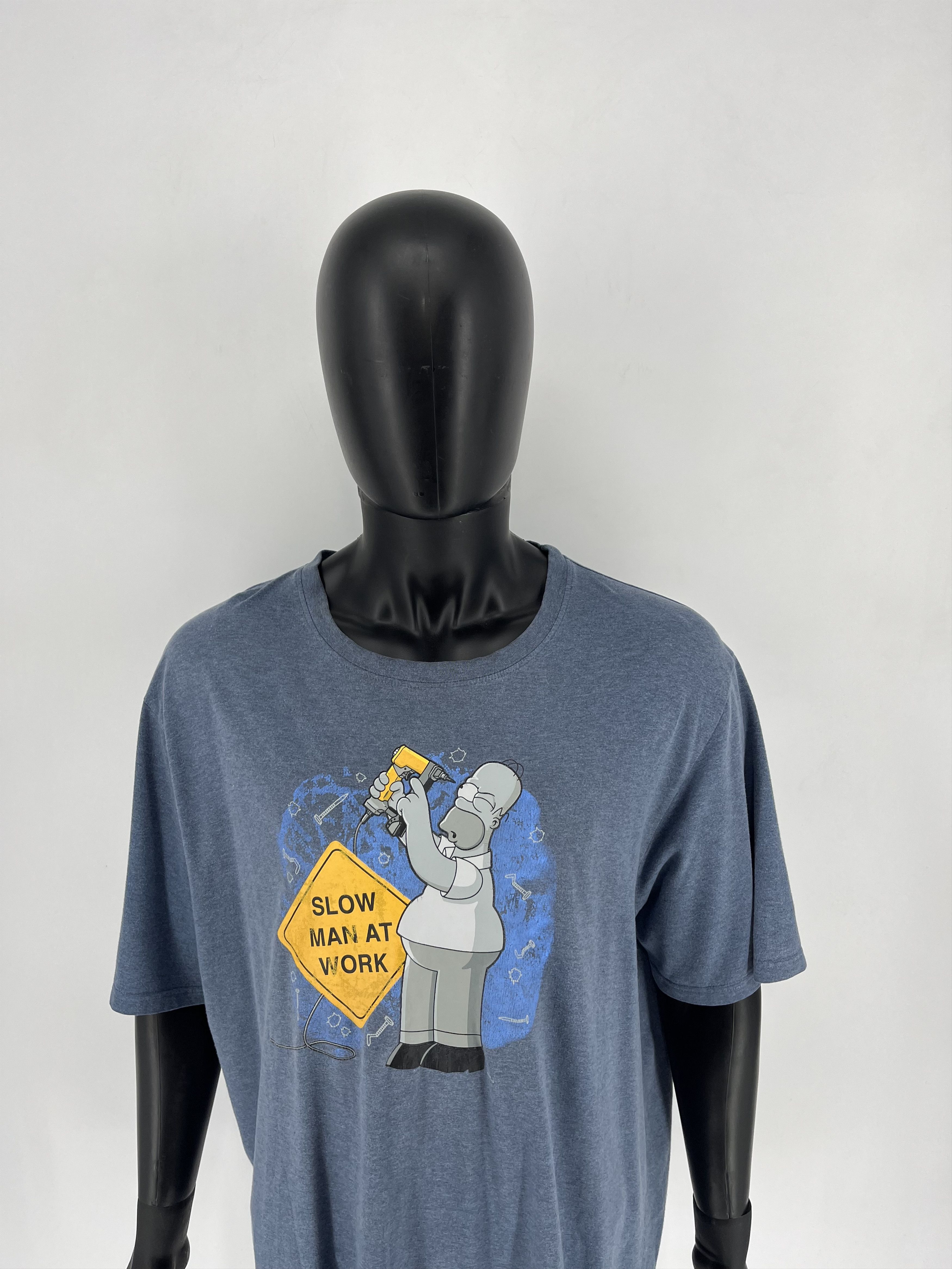 The Simpsons × Vintage Vintage The Simpsons “Slow man at work” T-shirt size:XXXL Size US XXL / EU 58 / 5 - 5 Thumbnail