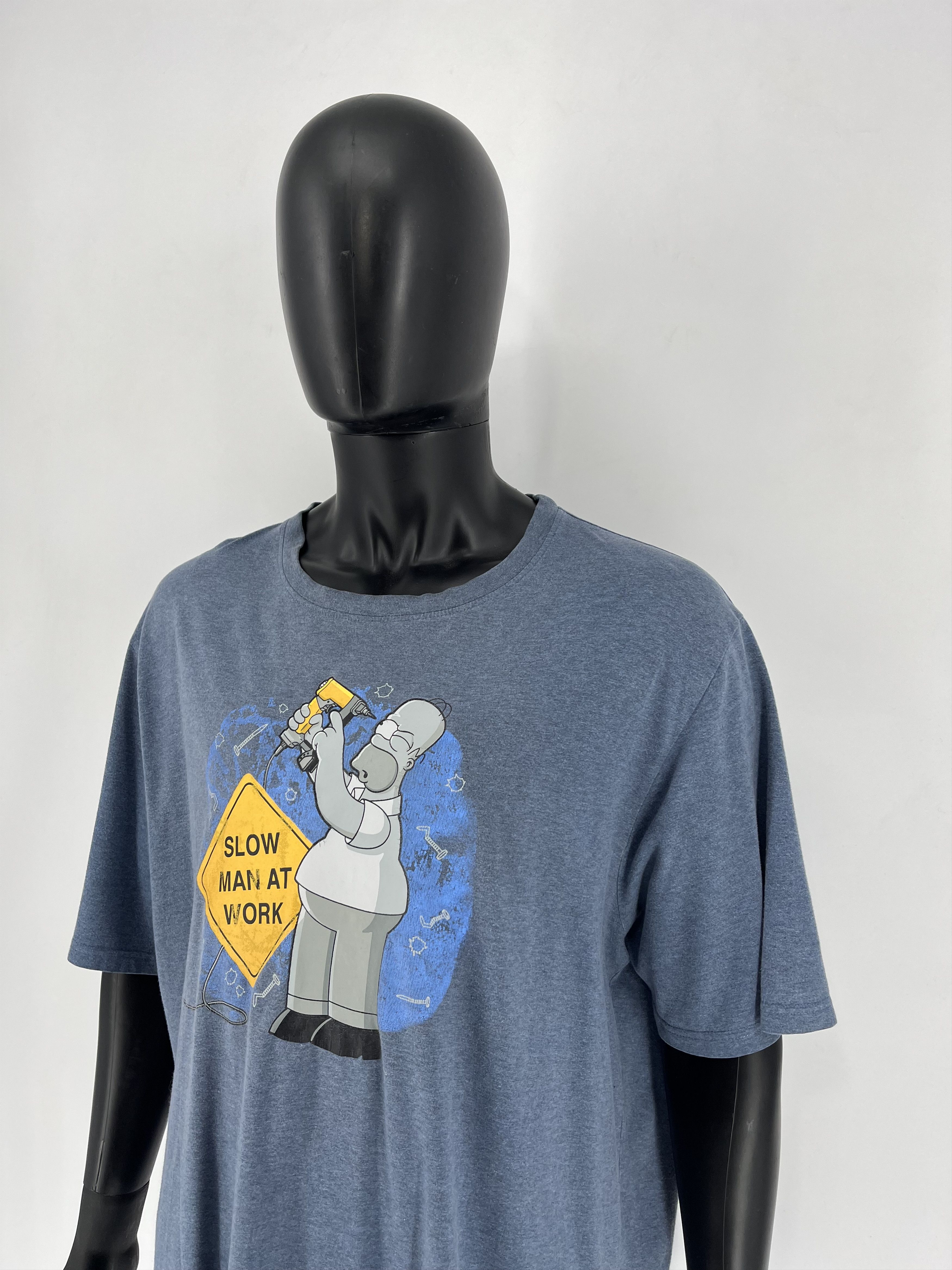 The Simpsons × Vintage Vintage The Simpsons “Slow man at work” T-shirt size:XXXL Size US XXL / EU 58 / 5 - 4 Thumbnail