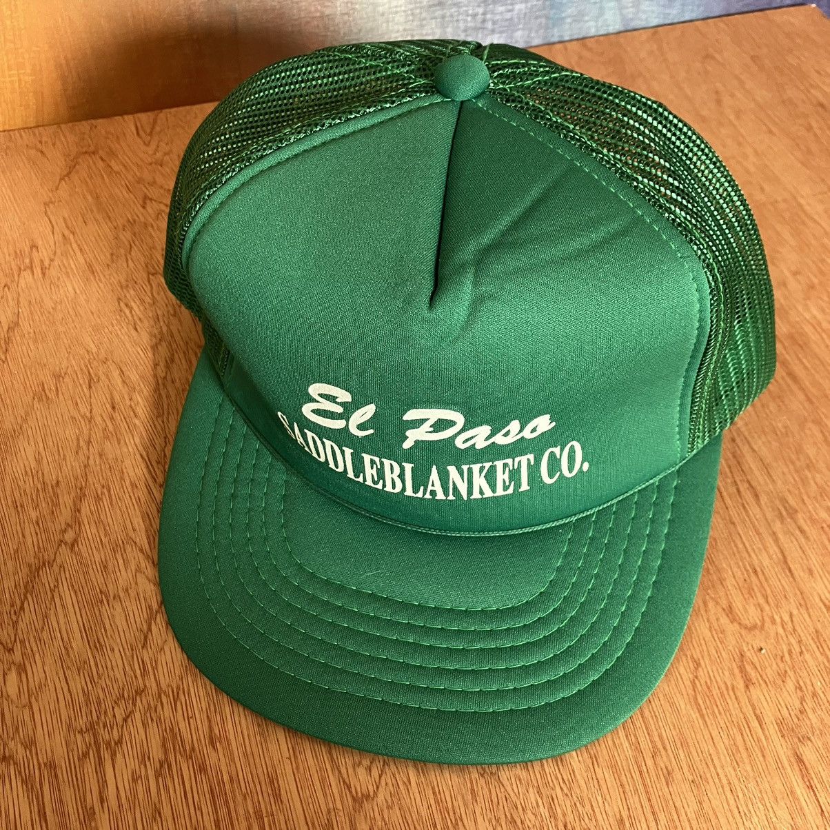 Vintage Vintage Green Trucker Hat El Paso Saddleblanket Co Texas Size ONE SIZE - 13 Thumbnail
