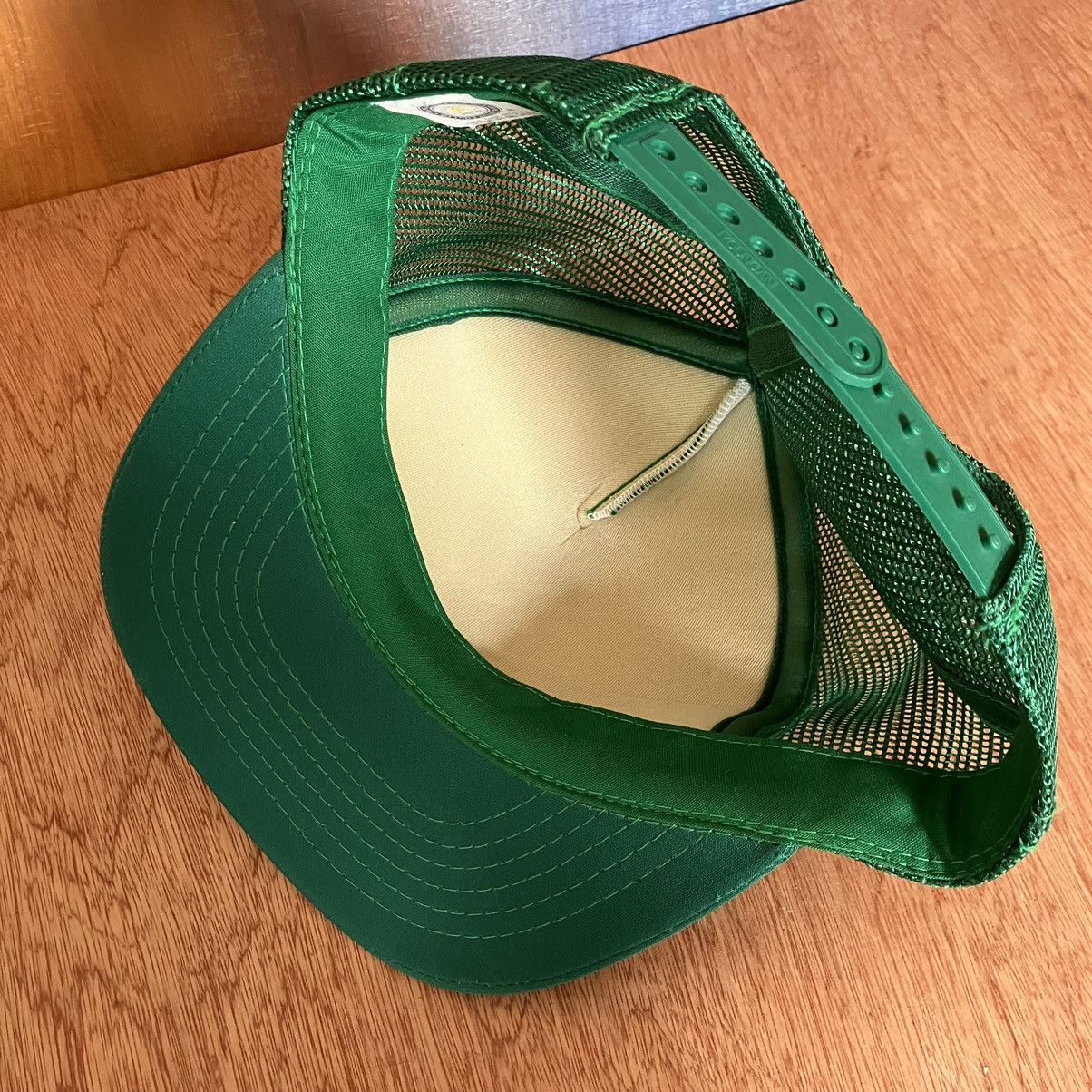 Vintage Vintage Green Trucker Hat El Paso Saddleblanket Co Texas Size ONE SIZE - 15 Thumbnail