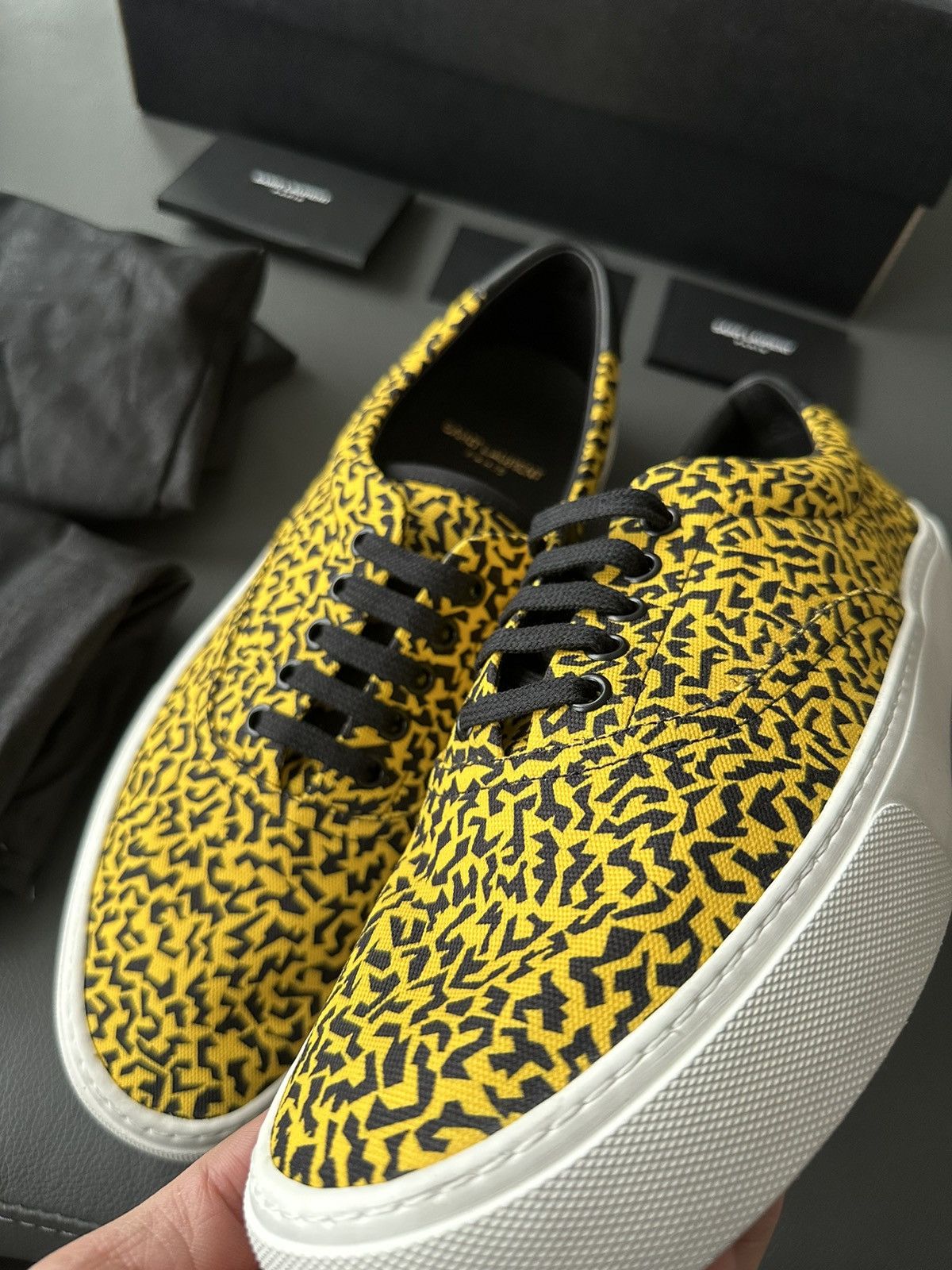 Hedi Slimane × Saint Laurent Paris × Yves Saint Laurent Super Runway Brand New Saint Laurent Venice Sneaker Size US 10 / EU 43 - 20 Thumbnail