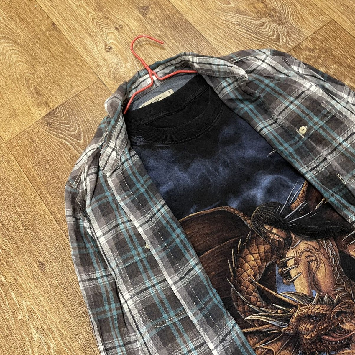 Vintage Vintage 90s Graphic Tee Oversized Grunge Eagle Print Faded M Size US M / EU 48-50 / 2 - 5 Thumbnail