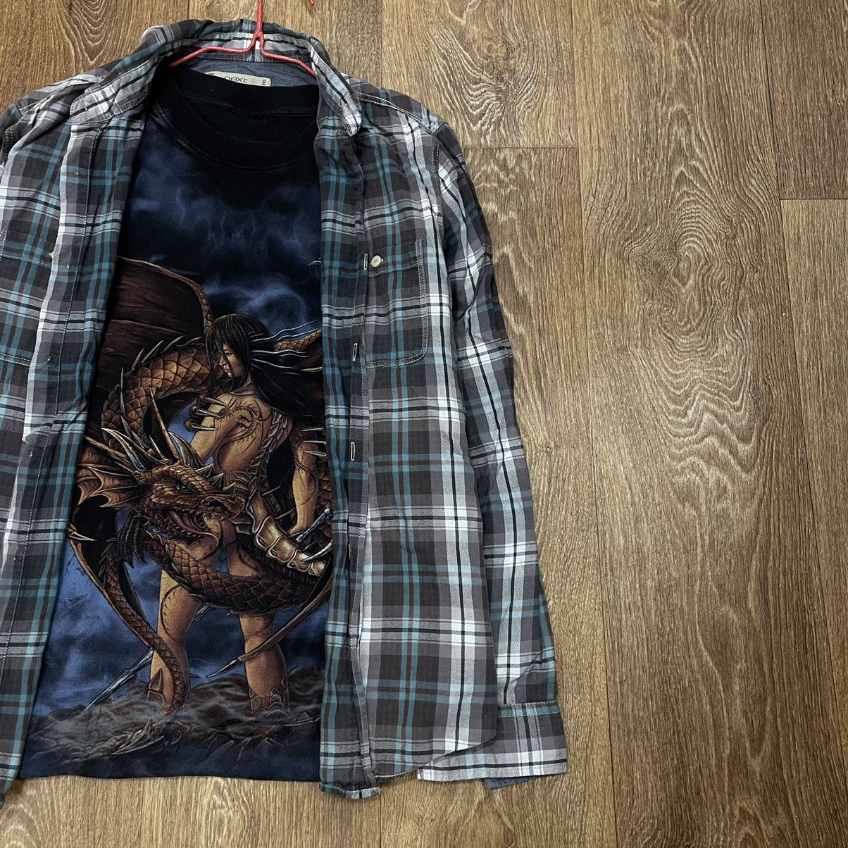 Vintage Vintage 90s Graphic Tee Oversized Grunge Eagle Print Faded M Size US M / EU 48-50 / 2 - 3 Thumbnail