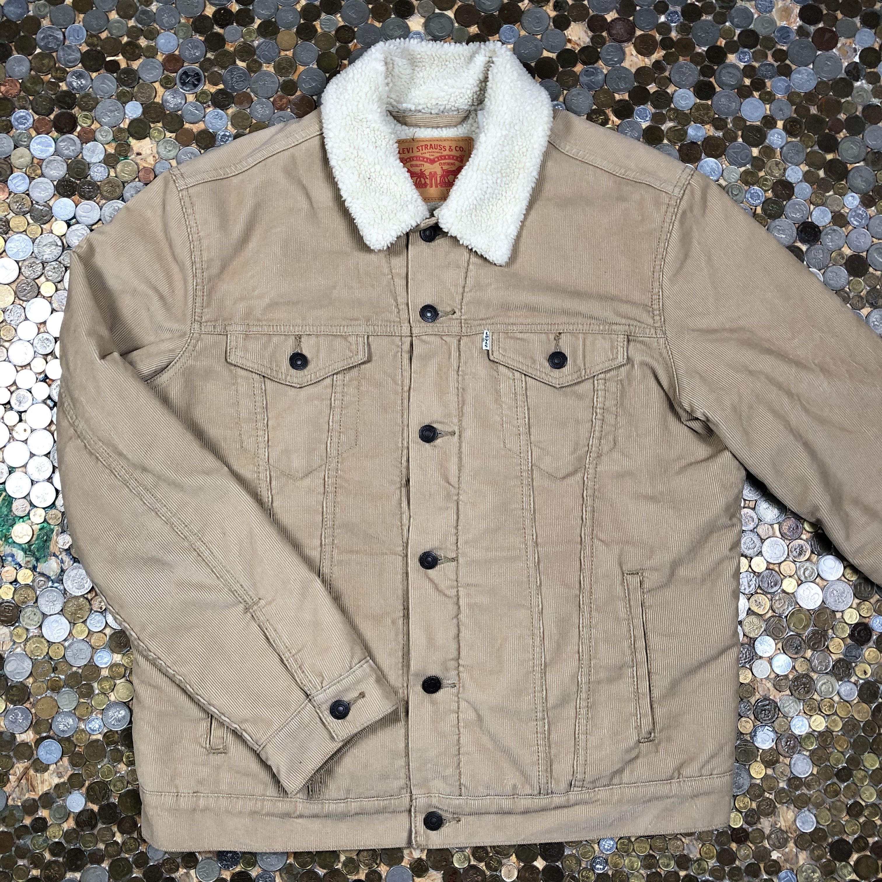 Levi's vintage buttons up jacket with collar 90s