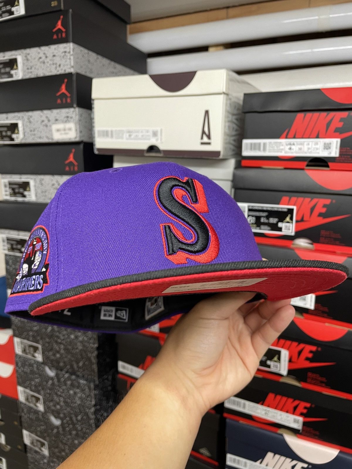 MyFitteds × New Era 7 1/8 Hatclub T-Dot Seattle Mariners Purple Black Red 30th Size ONE SIZE - 7 Thumbnail