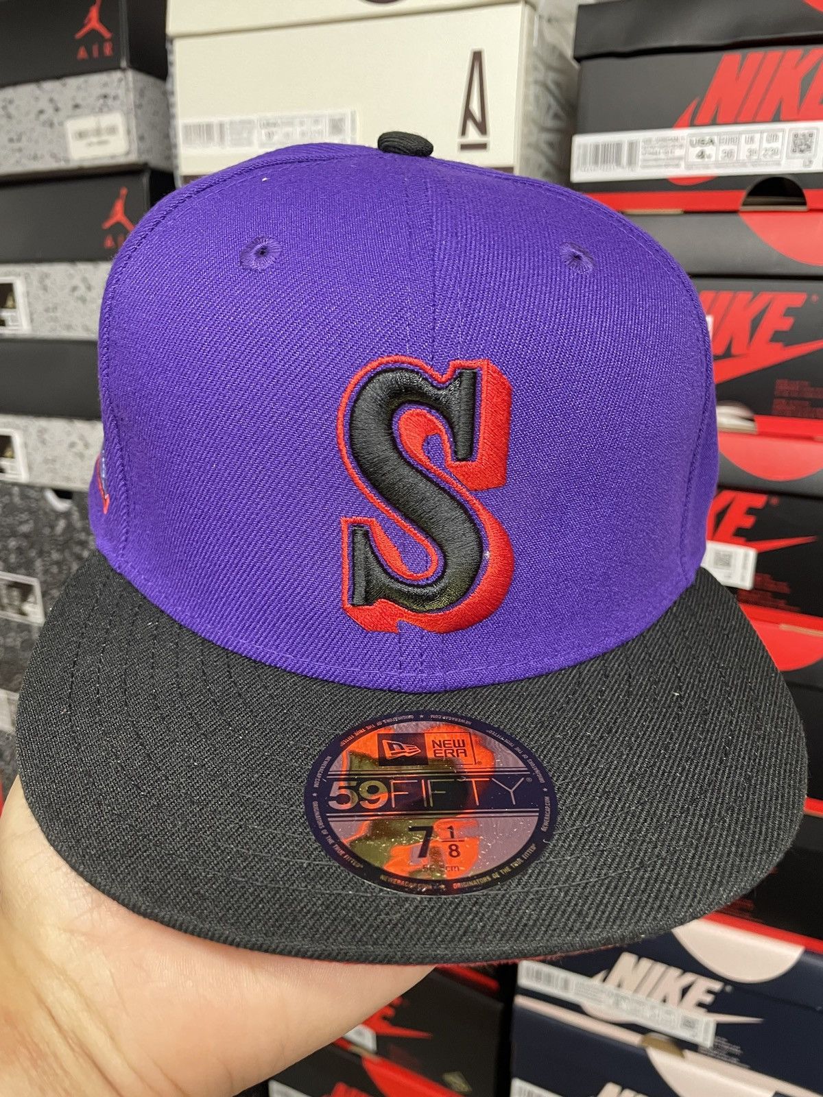 MyFitteds × New Era 7 1/8 Hatclub T-Dot Seattle Mariners Purple Black Red 30th Size ONE SIZE - 2 Thumbnail