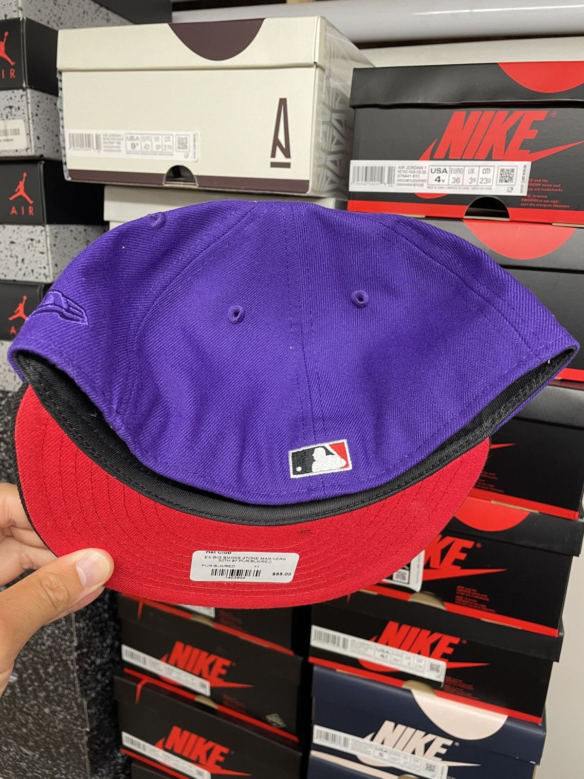 MyFitteds × New Era 7 1/8 Hatclub T-Dot Seattle Mariners Purple Black Red 30th Size ONE SIZE - 5 Thumbnail