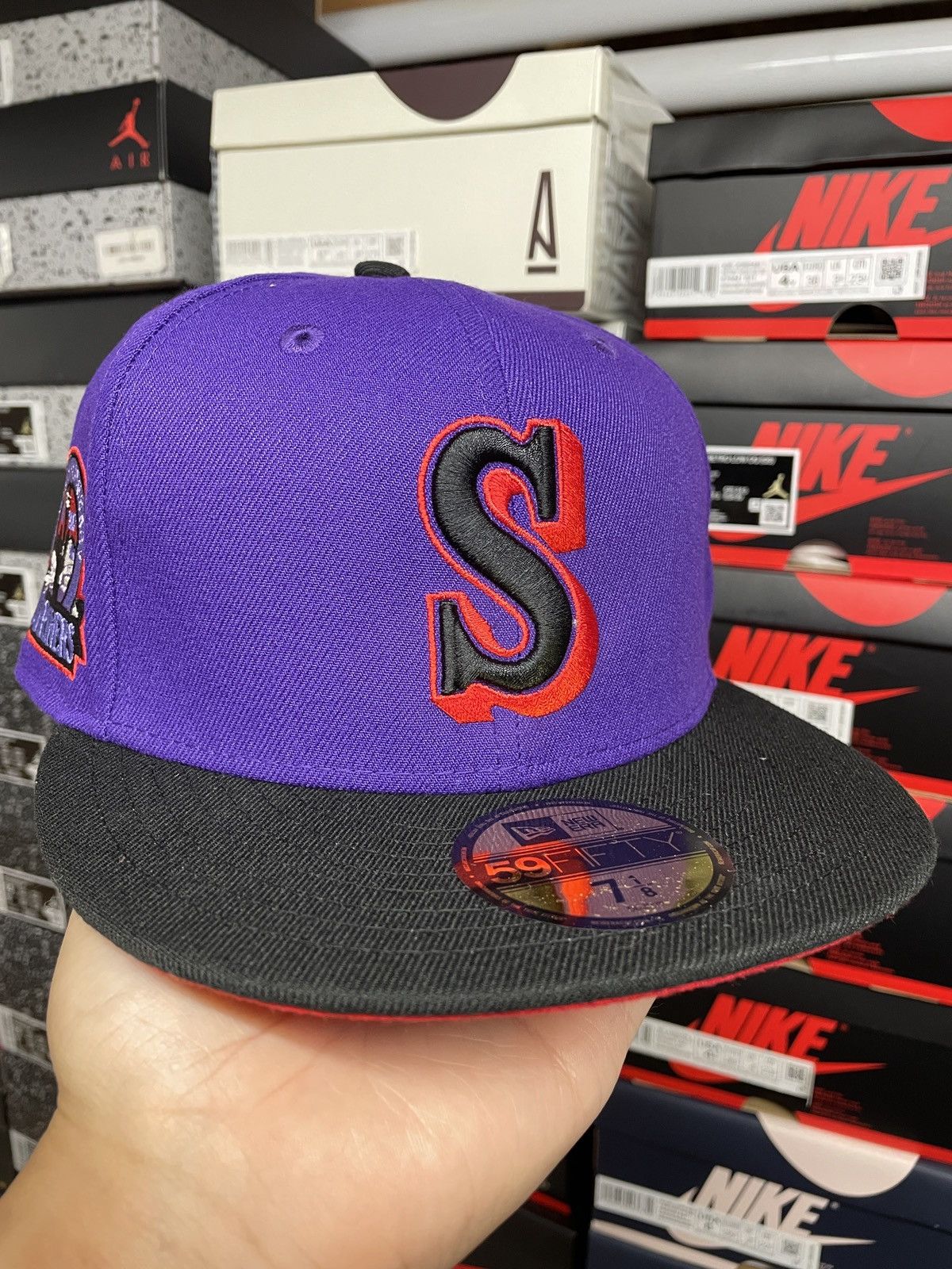 MyFitteds × New Era 7 1/8 Hatclub T-Dot Seattle Mariners Purple Black Red 30th Size ONE SIZE - 1 Thumbnail
