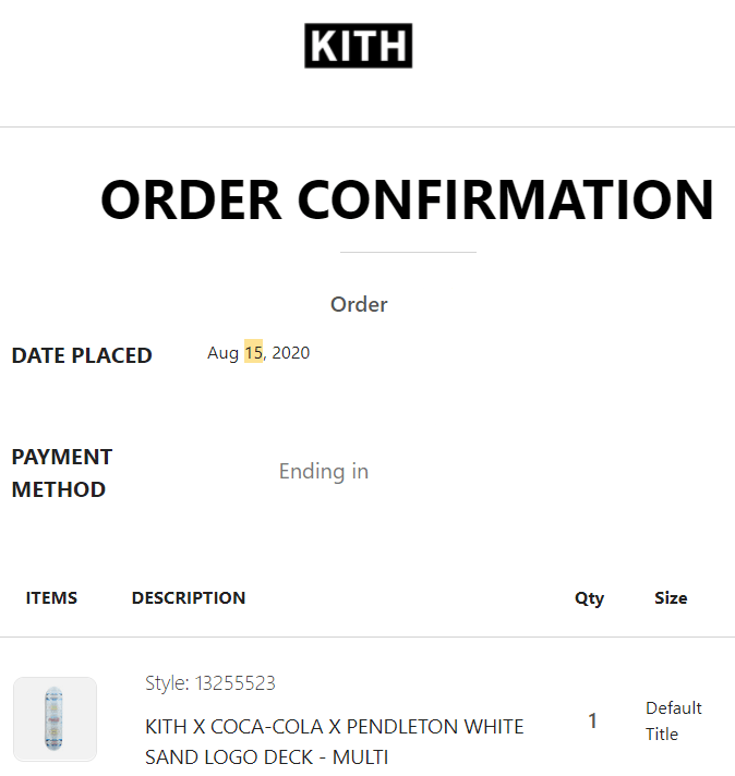 Coca Cola × Kith Kith Coca Cola Deck Pendleton White Sand BRAND NEW Size ONE SIZE - 4 Thumbnail