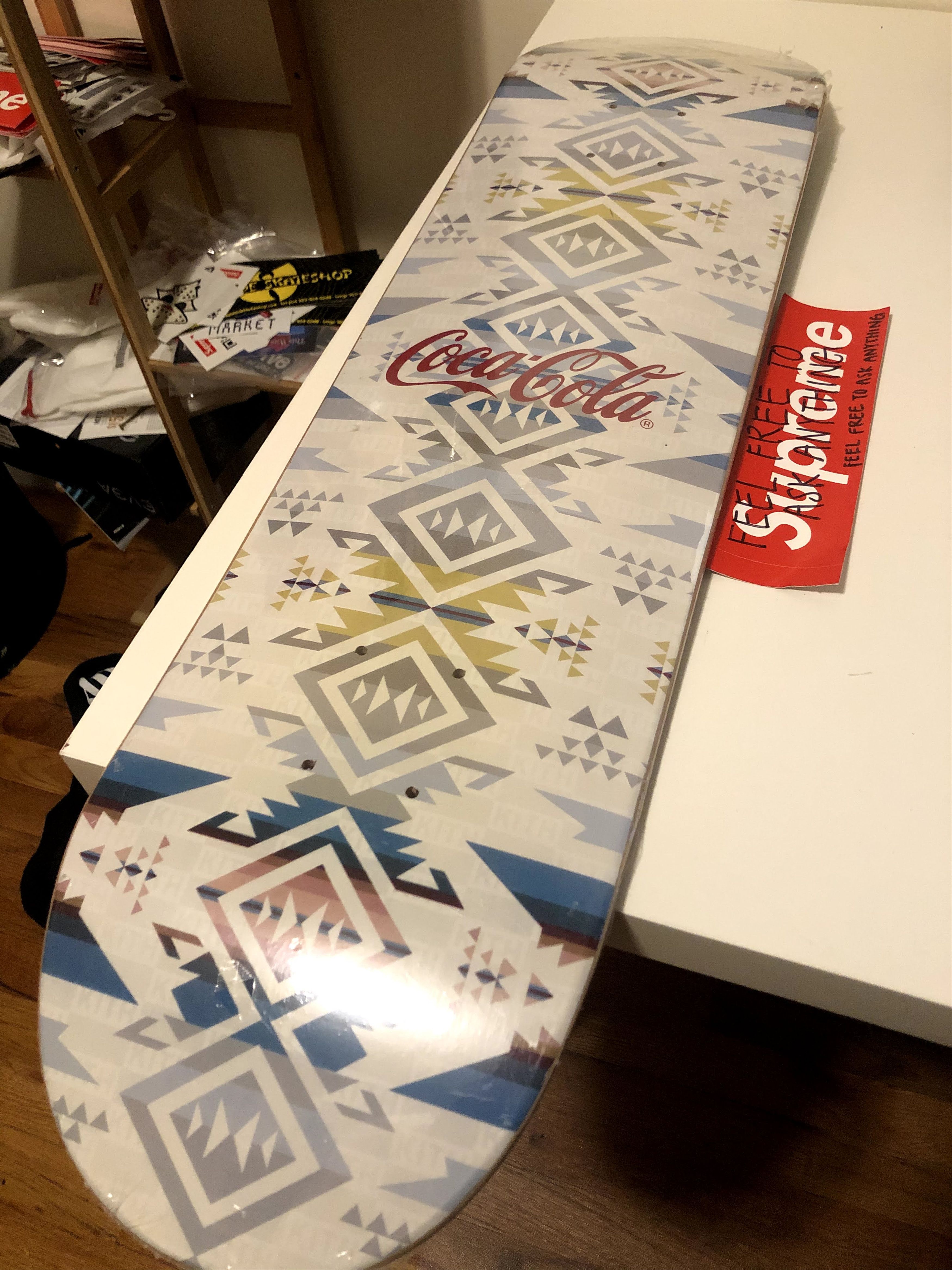 Coca Cola × Kith Kith Coca Cola Deck Pendleton White Sand BRAND NEW Size ONE SIZE - 2 Thumbnail