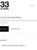 Half Evil I Went To Half Evil T-Shirt Black Medium M NEW Computer Dog Size US M / EU 48-50 / 2 - 6 Thumbnail