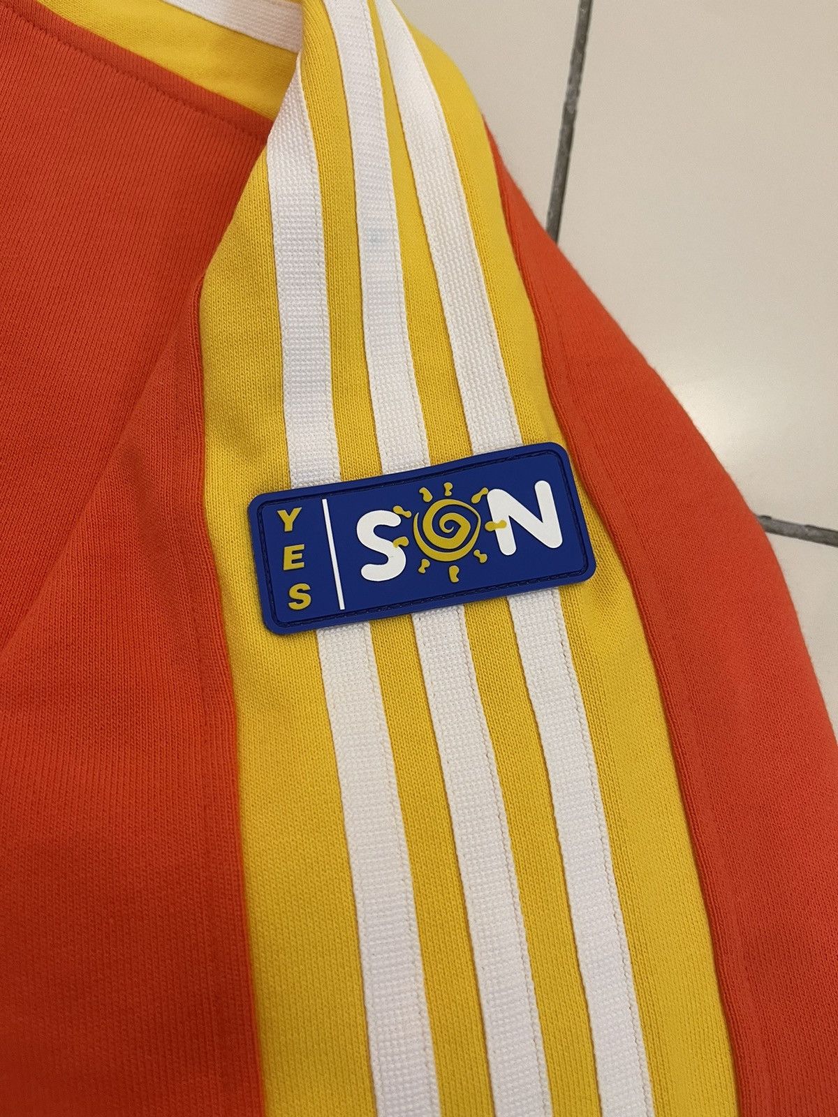 Adidas × Palace Palace X Adidas Sunpal Crewneck Bright Orange Size US L / EU 52-54 / 3 - 6 Thumbnail