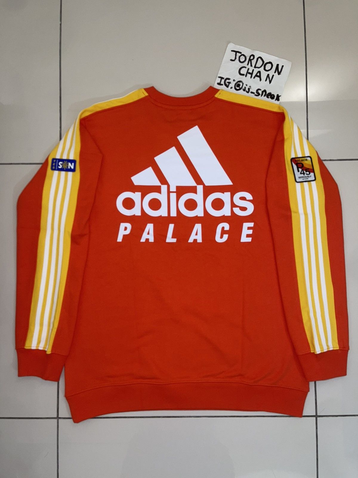 Adidas x palace sweatshirt best sale