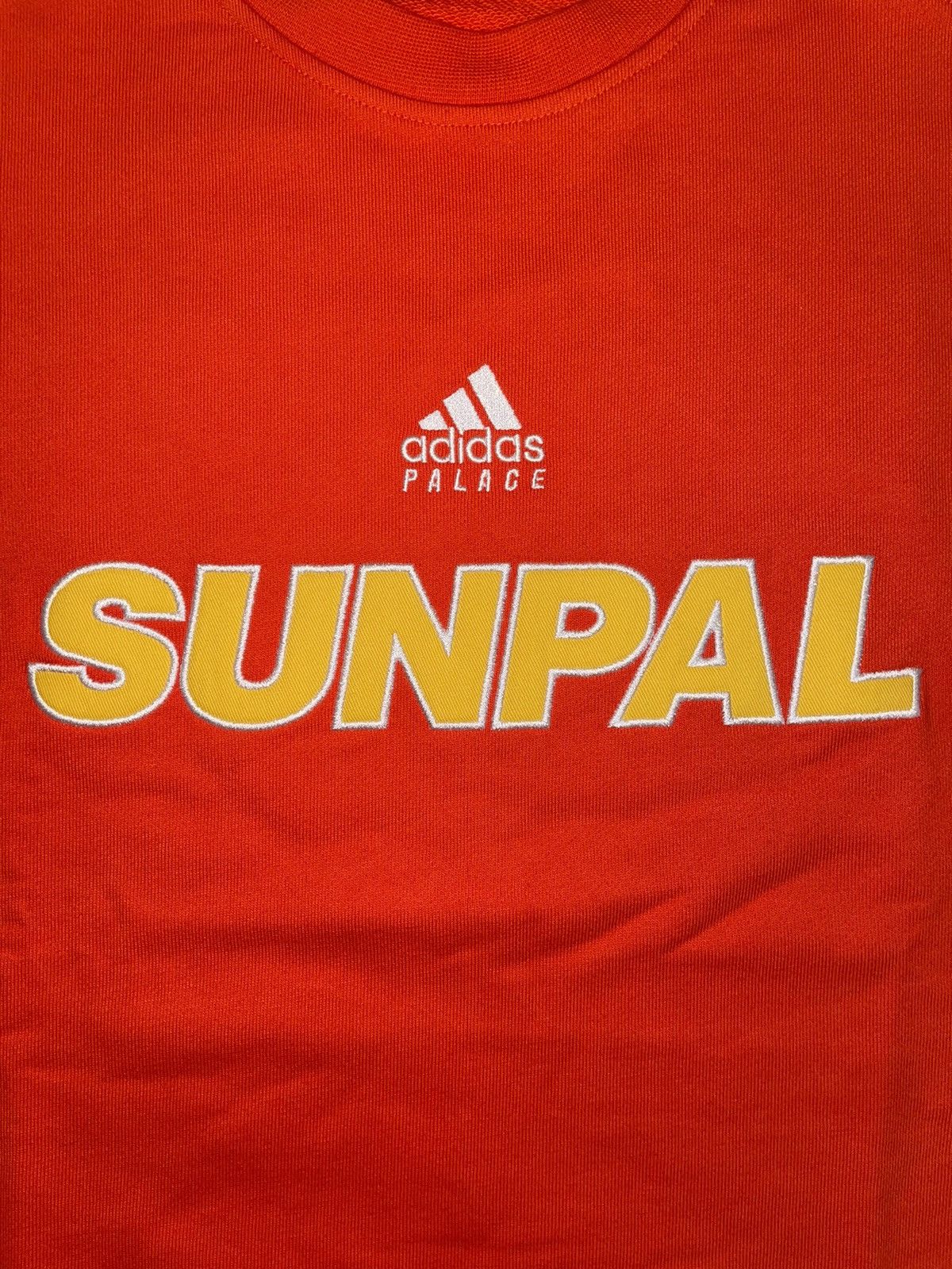 Adidas × Palace Palace X Adidas Sunpal Crewneck Bright Orange Size US L / EU 52-54 / 3 - 4 Thumbnail