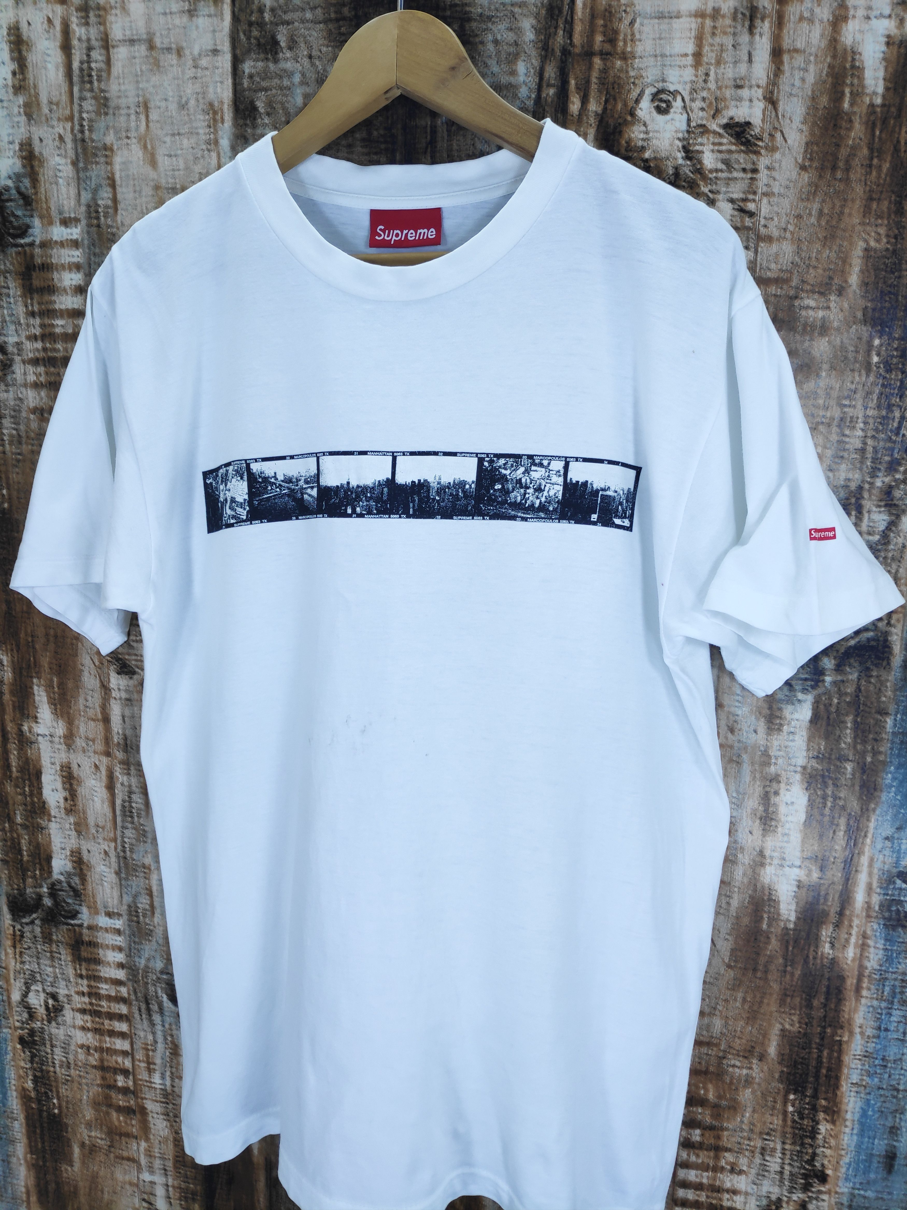 Supreme × Vintage Supreme Ari Marcopoulos Tee White Large 1997 Made in USA  | Grailed