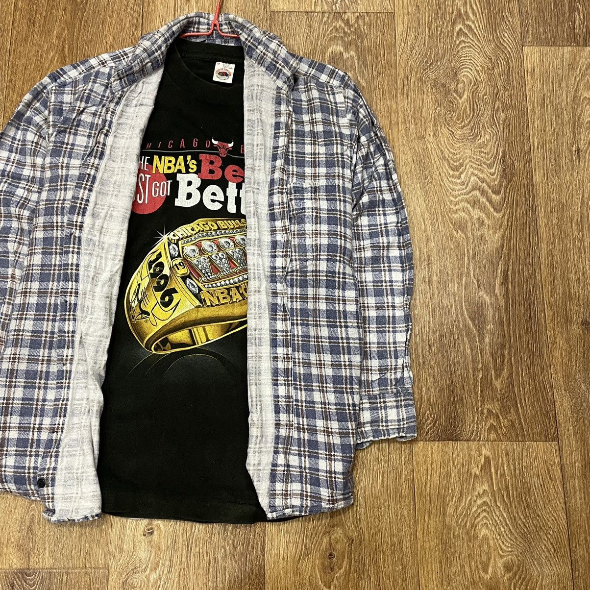 Vintage Vintage Y2K Checkered Shirt Oversized Grunge Streetwear XL Size US XL / EU 56 / 4 - 2 Thumbnail