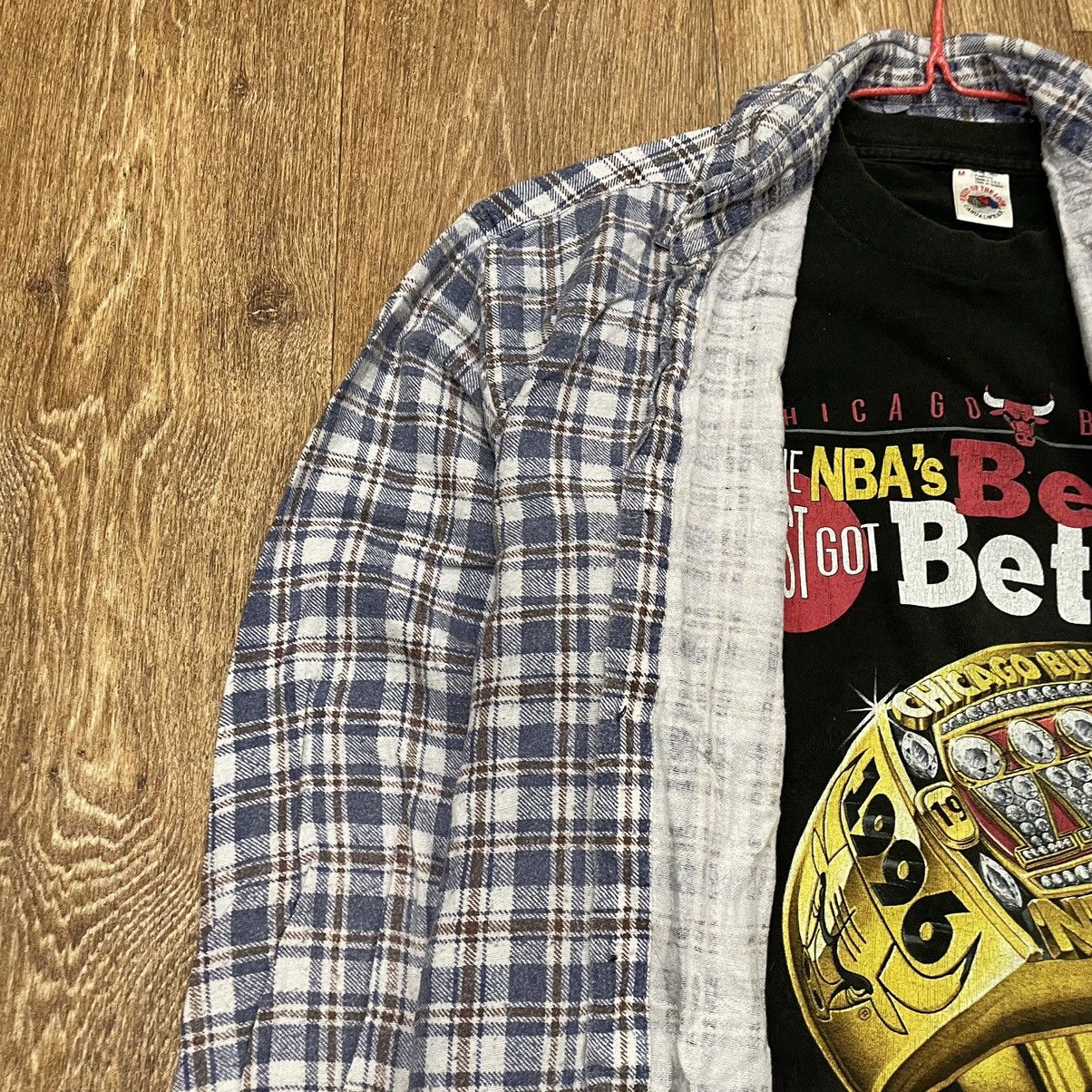 Vintage Vintage Y2K Checkered Shirt Oversized Grunge Streetwear XL Size US XL / EU 56 / 4 - 4 Thumbnail