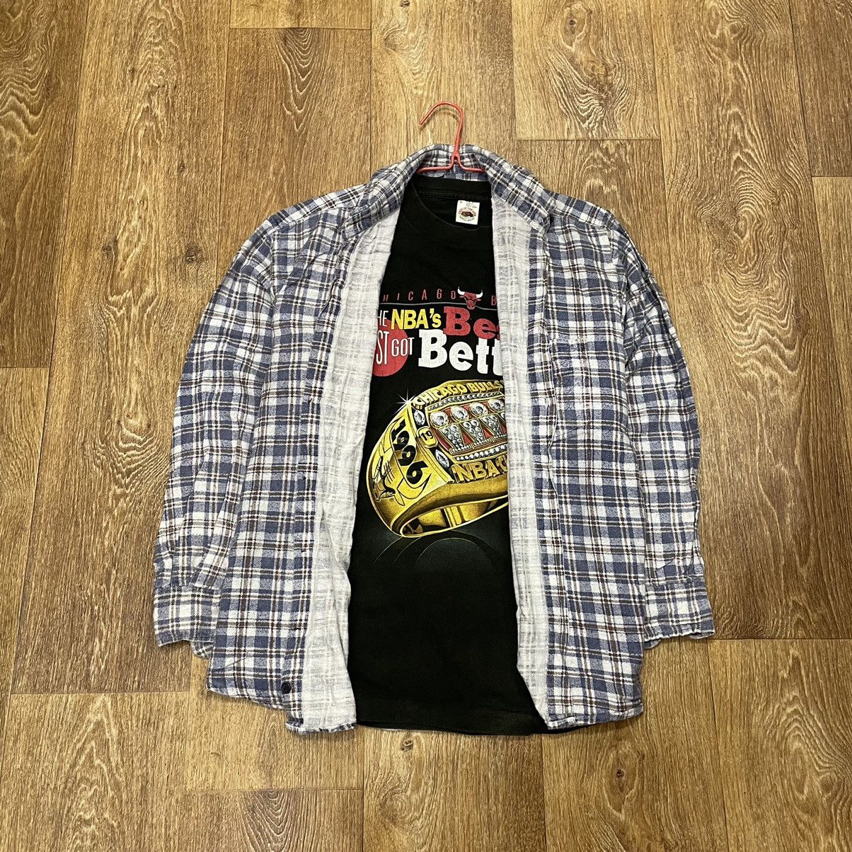 Vintage Vintage Y2K Checkered Shirt Oversized Grunge Streetwear XL Size US XL / EU 56 / 4 - 1 Thumbnail