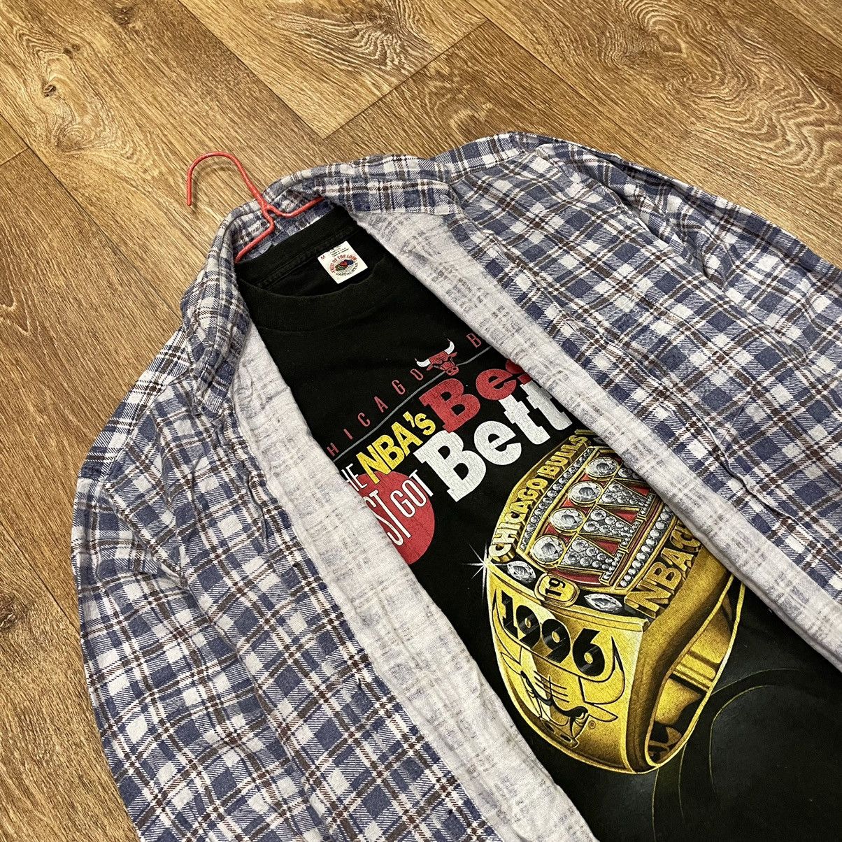 Vintage Vintage Y2K Checkered Shirt Oversized Grunge Streetwear XL Size US XL / EU 56 / 4 - 5 Thumbnail