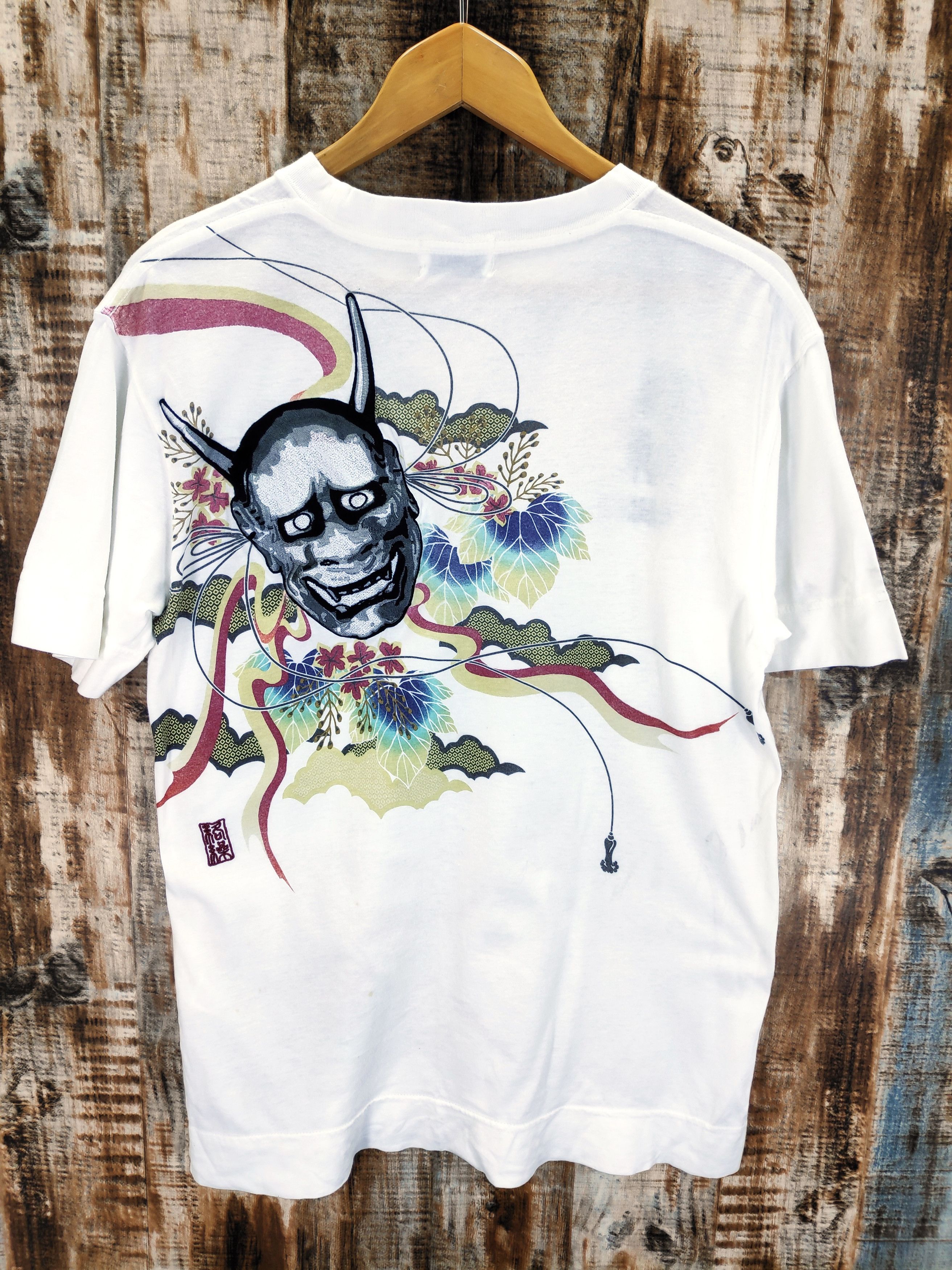 Japanese Script Classic Kara Kuri Devil Shirt Medium Rare