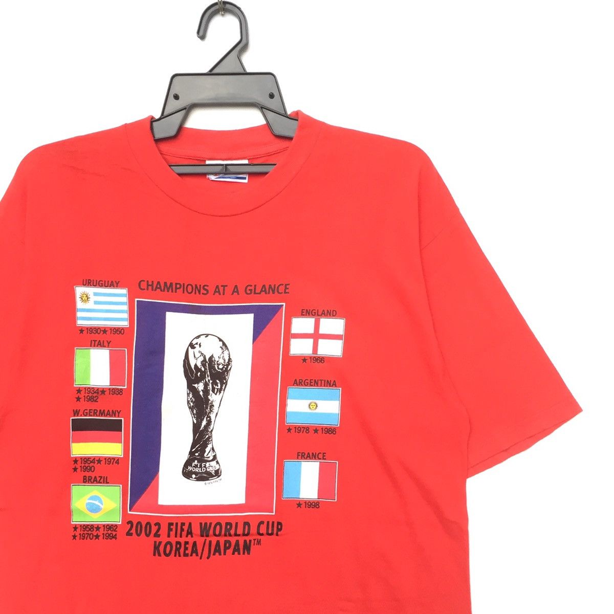 Japanese Brand 2002 FIFA World Cup Korea/Japan Big Logo T-Shirt | M | Hype Size US M / EU 48-50 / 2 - 2 Thumbnail