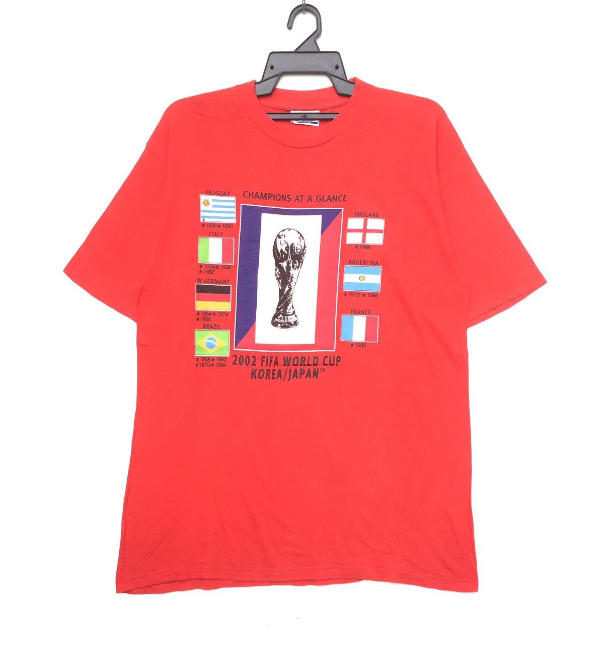 2002 FIFA World Cup Korea/Japan Big Logo T-Shirt M Hype