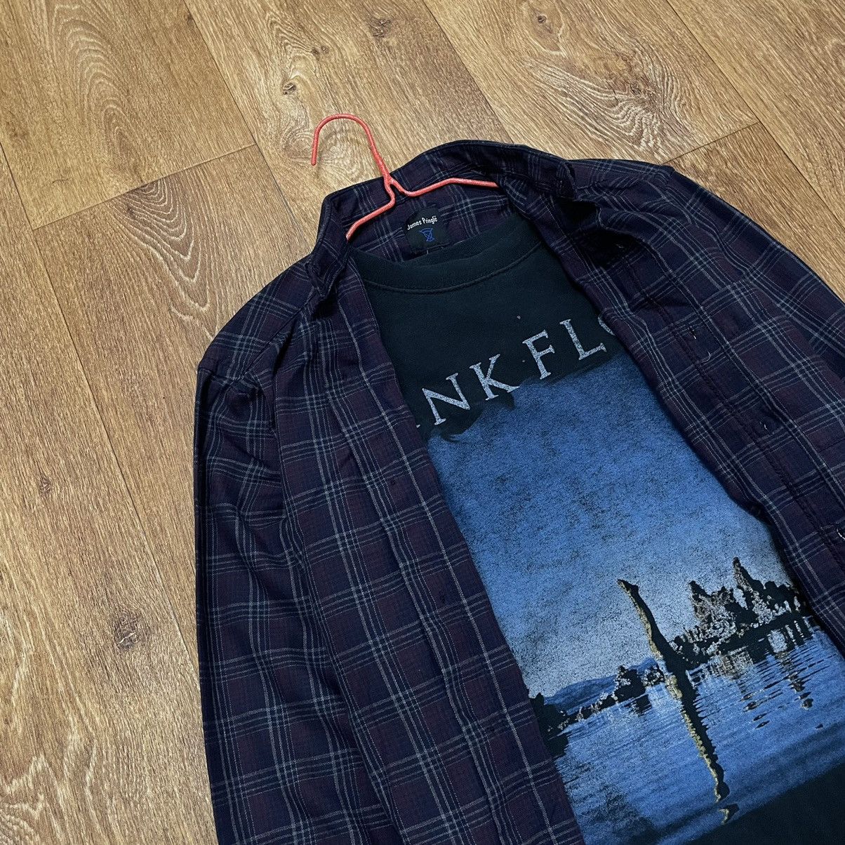 Vintage Vintage Y2K Navy Plaid Shirt Graphic Streetwear Indie Boxy S Size US S / EU 44-46 / 1 - 6 Thumbnail