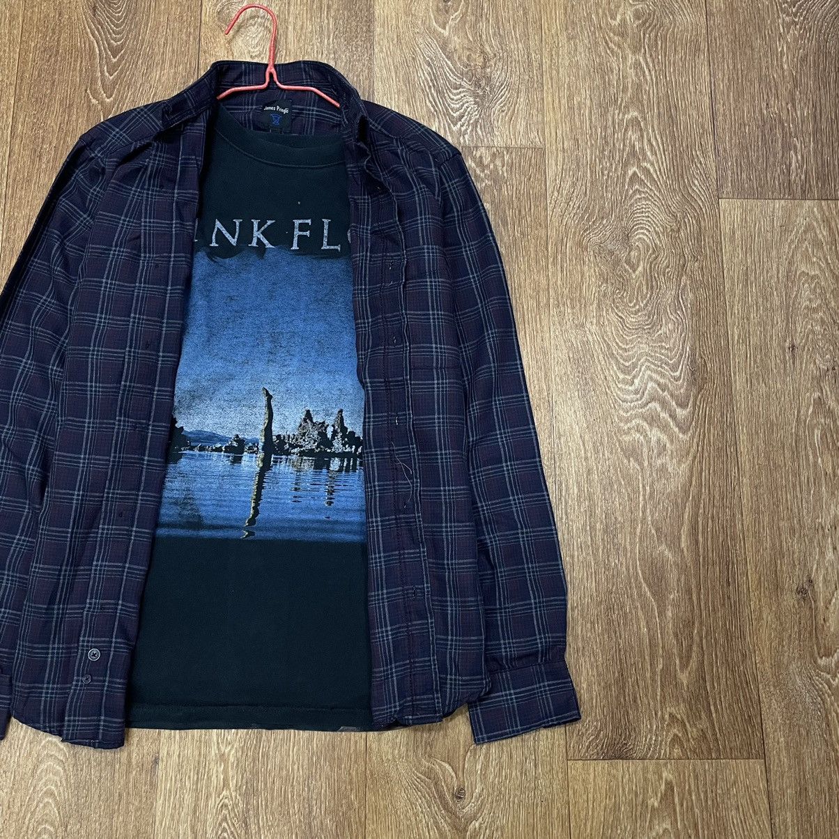 Vintage Vintage Y2K Navy Plaid Shirt Graphic Streetwear Indie Boxy S Size US S / EU 44-46 / 1 - 3 Thumbnail