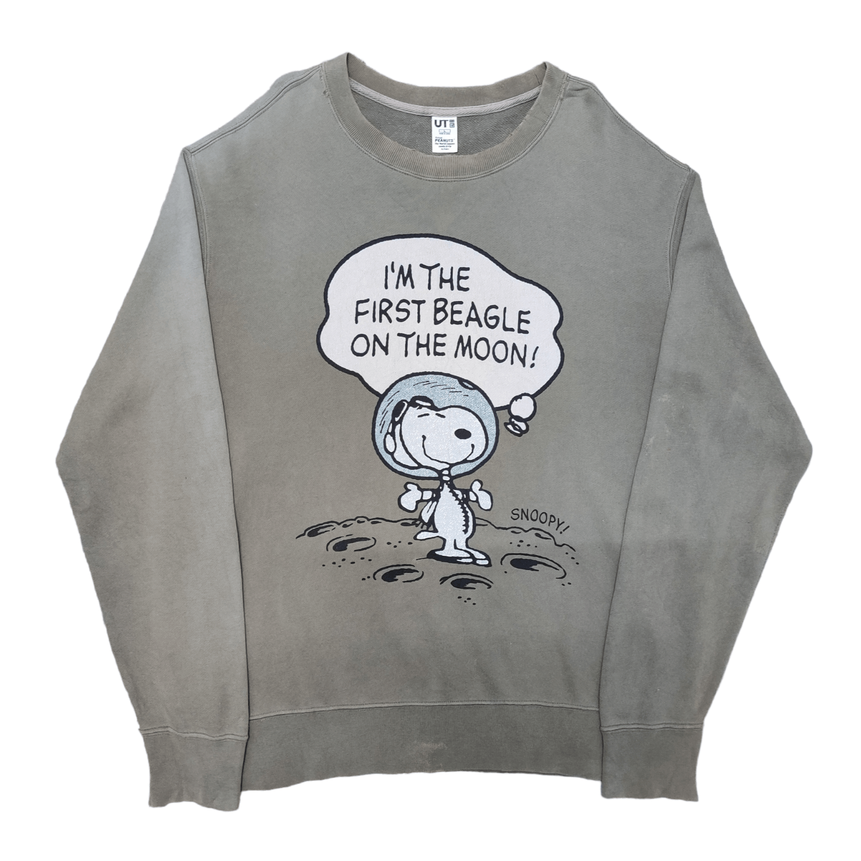 Peanuts Uniqlo x Peanuts Snoopy Sweatshirt Distressed Size US L / EU 52-54 / 3 - 1 Thumbnail
