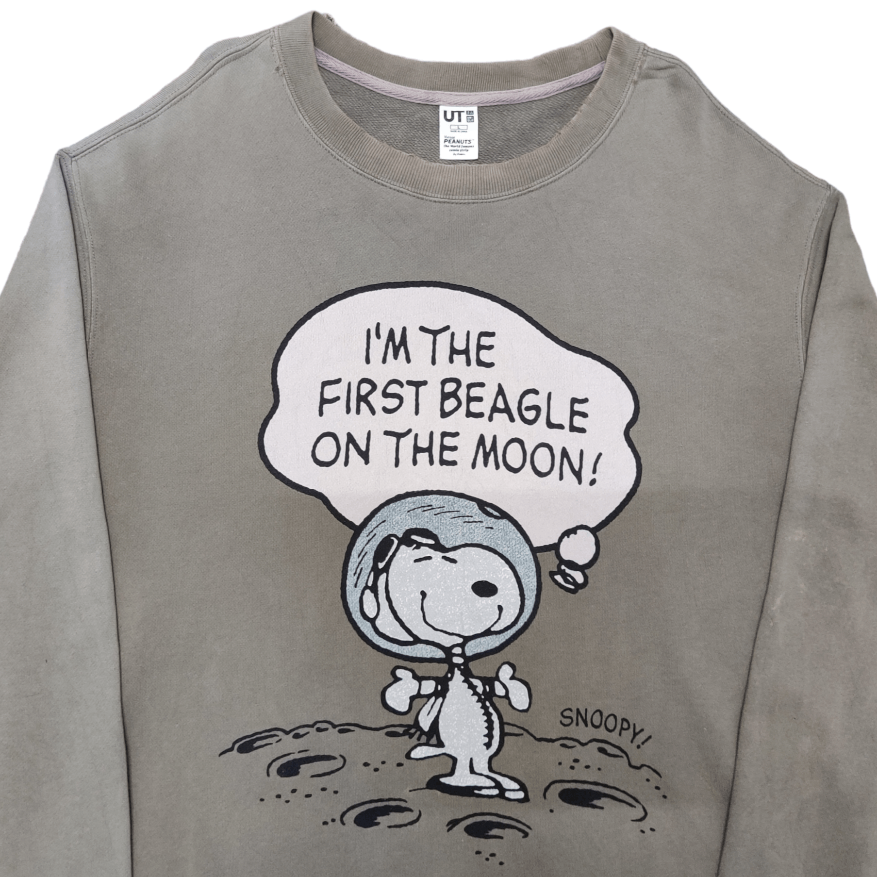 Peanuts Uniqlo x Peanuts Snoopy Sweatshirt Distressed Size US L / EU 52-54 / 3 - 2 Thumbnail