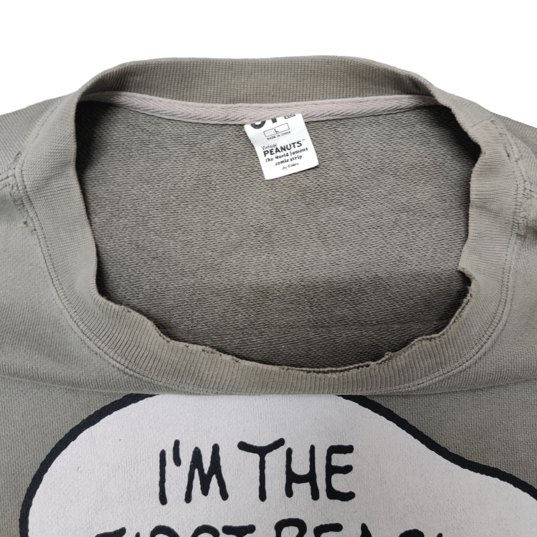 Peanuts Uniqlo x Peanuts Snoopy Sweatshirt Distressed Size US L / EU 52-54 / 3 - 5 Thumbnail