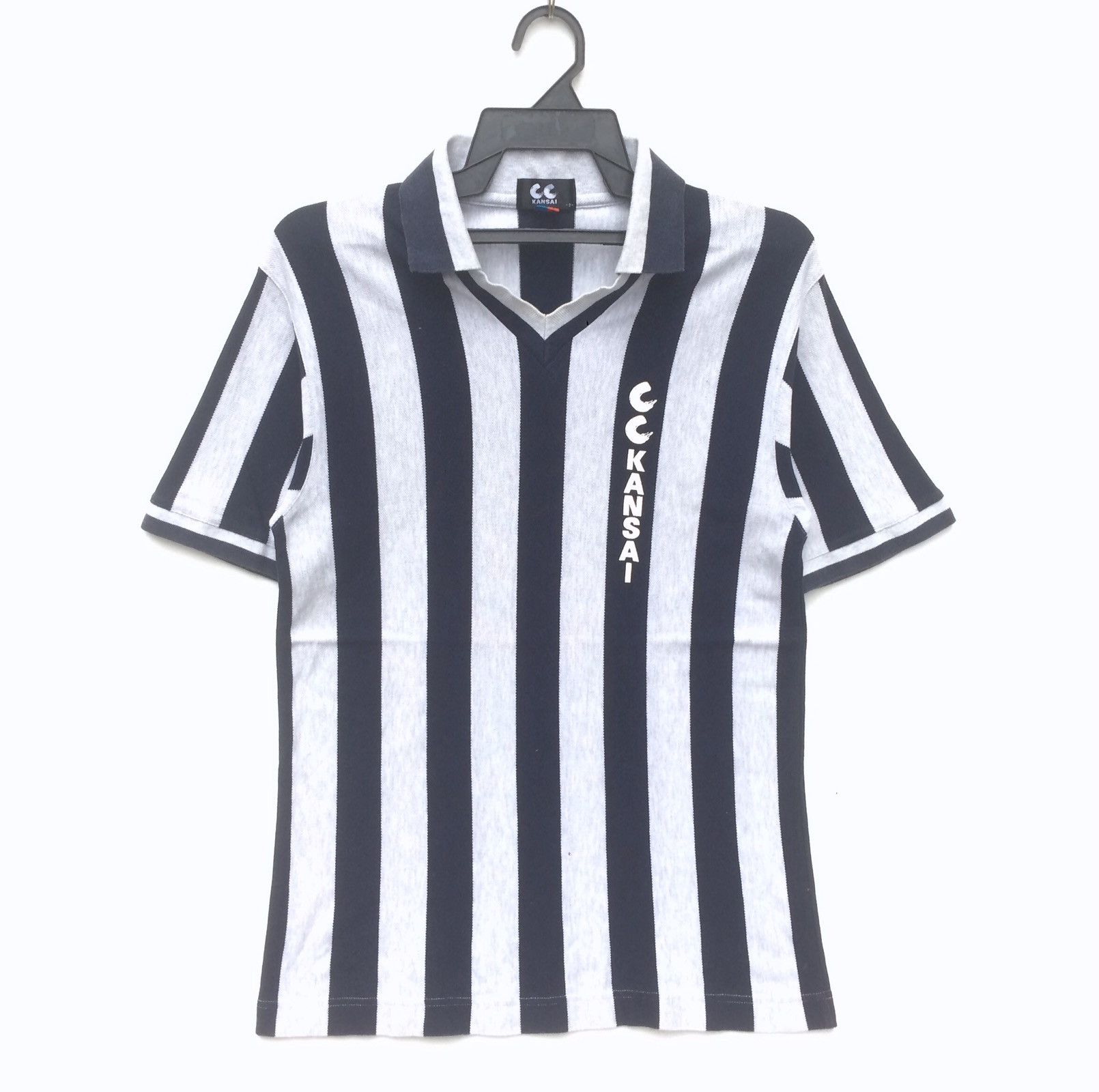 Japanese Brand Vintage cc Kansai Spell Out Polo | S Size US S / EU 44-46 / 1 - 1 Thumbnail