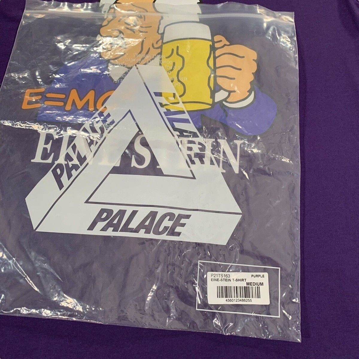 Palace Palace Skateboards Eine Stein Purple Short Sleeve T Shirt Size US M / EU 48-50 / 2 - 4 Thumbnail