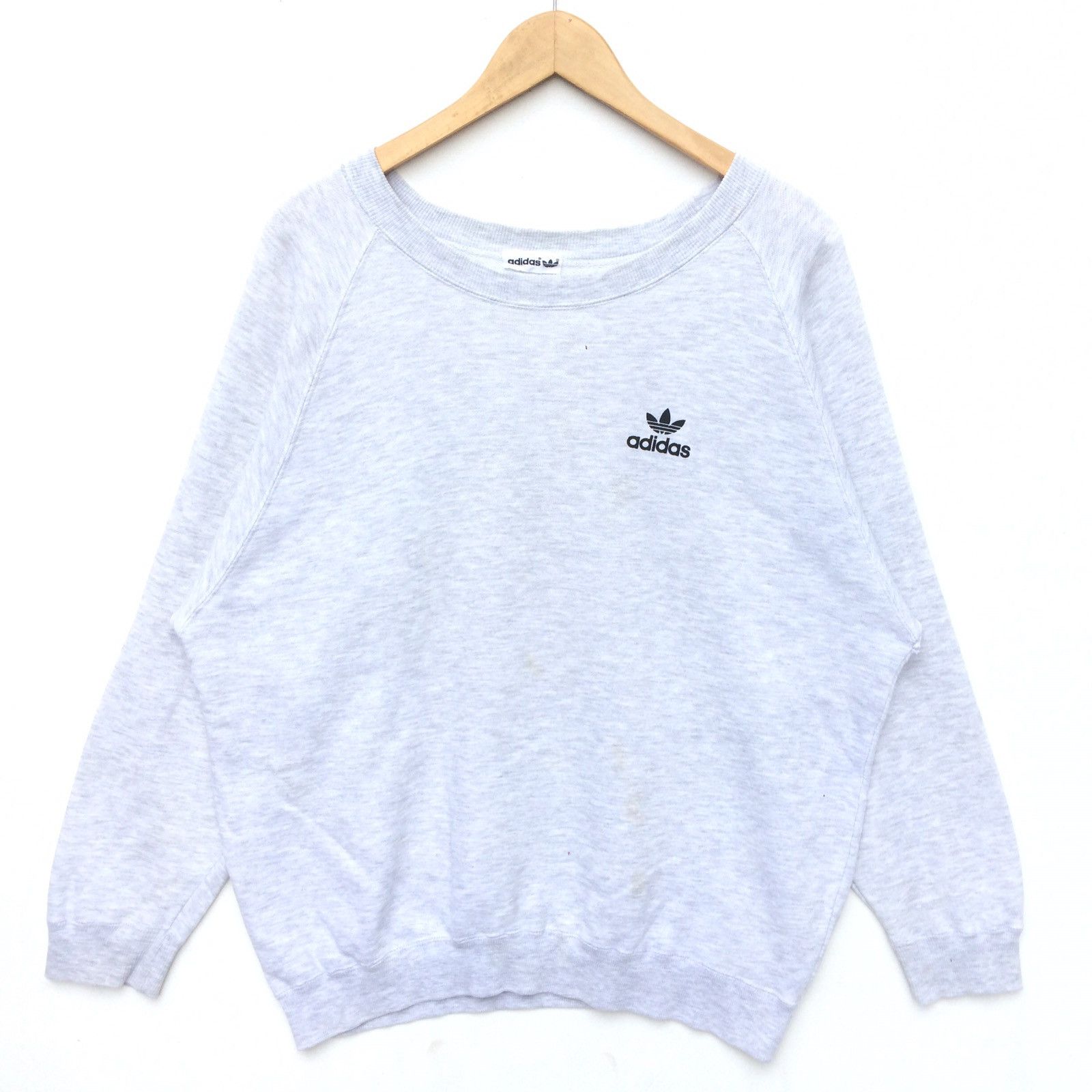 Adidas Vintage Adidas Trefoil Big Logo Sweatshirt | Size XL | Swag Size US XL / EU 56 / 4 - 5 Thumbnail