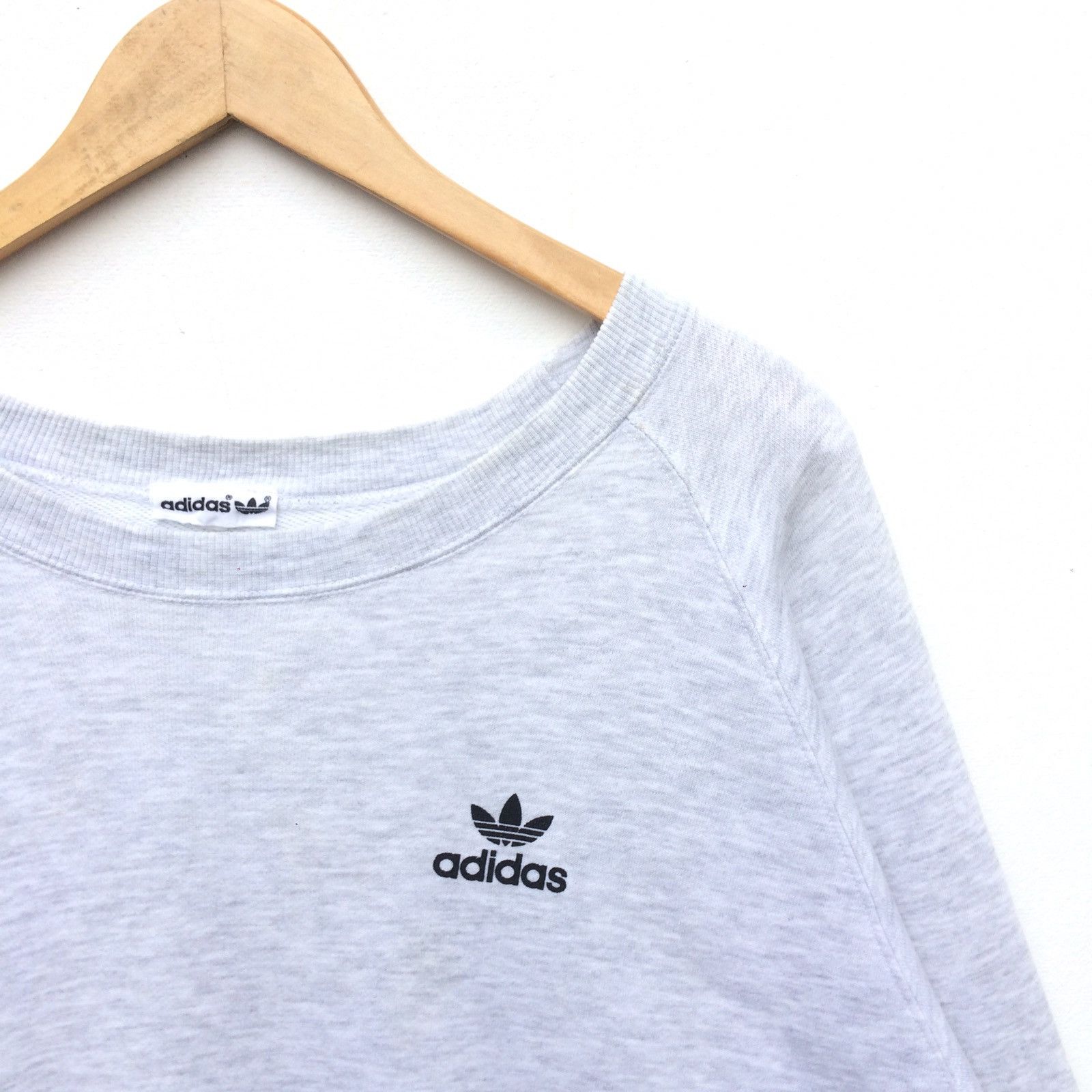 Adidas Vintage Adidas Trefoil Big Logo Sweatshirt | Size XL | Swag Size US XL / EU 56 / 4 - 4 Thumbnail