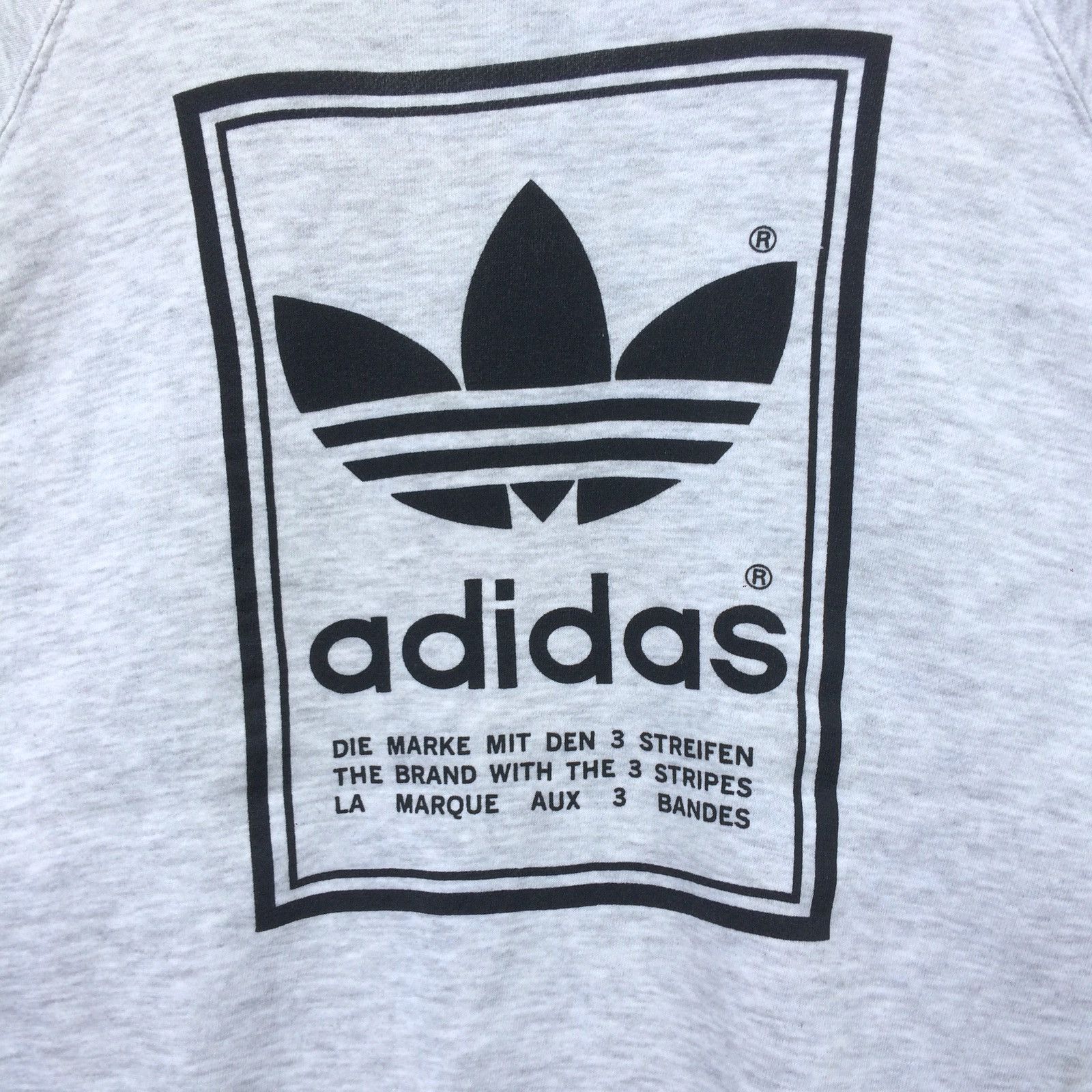 Adidas Vintage Adidas Trefoil Big Logo Sweatshirt | Size XL | Swag Size US XL / EU 56 / 4 - 2 Thumbnail