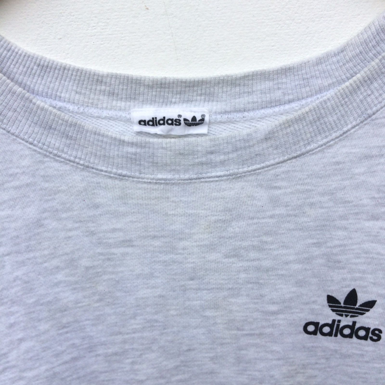 Adidas Vintage Adidas Trefoil Big Logo Sweatshirt | Size XL | Swag Size US XL / EU 56 / 4 - 3 Thumbnail