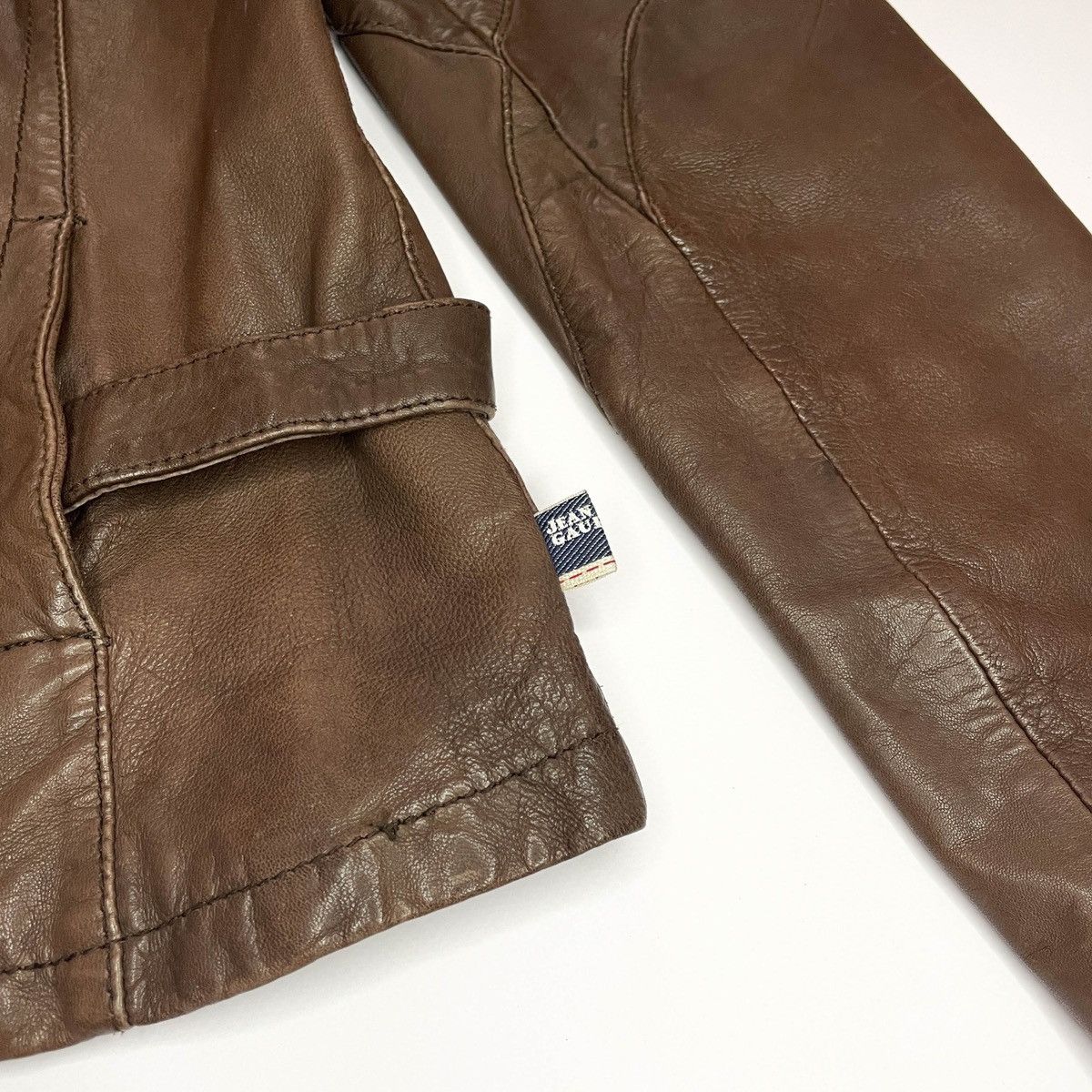 Jean Paul Gaultier Jean Paul Gaultier Leather Jacket Size M / US 6-8 / IT 42-44 - 4 Thumbnail